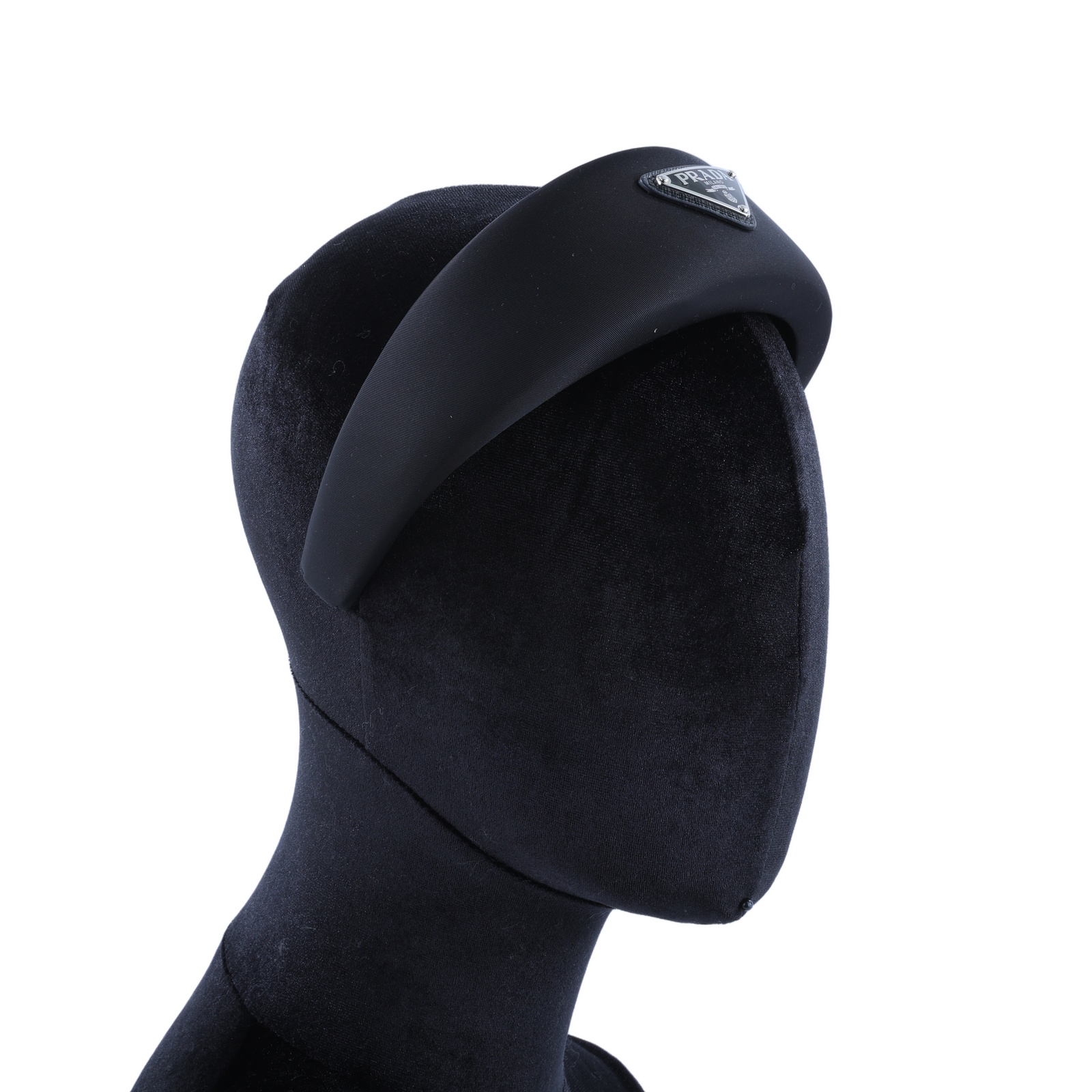 普拉達 PRADA Re-Nylon 頭箍 髮箍 髮飾 1IH016_2DMI 黑髮箍 防塵袋