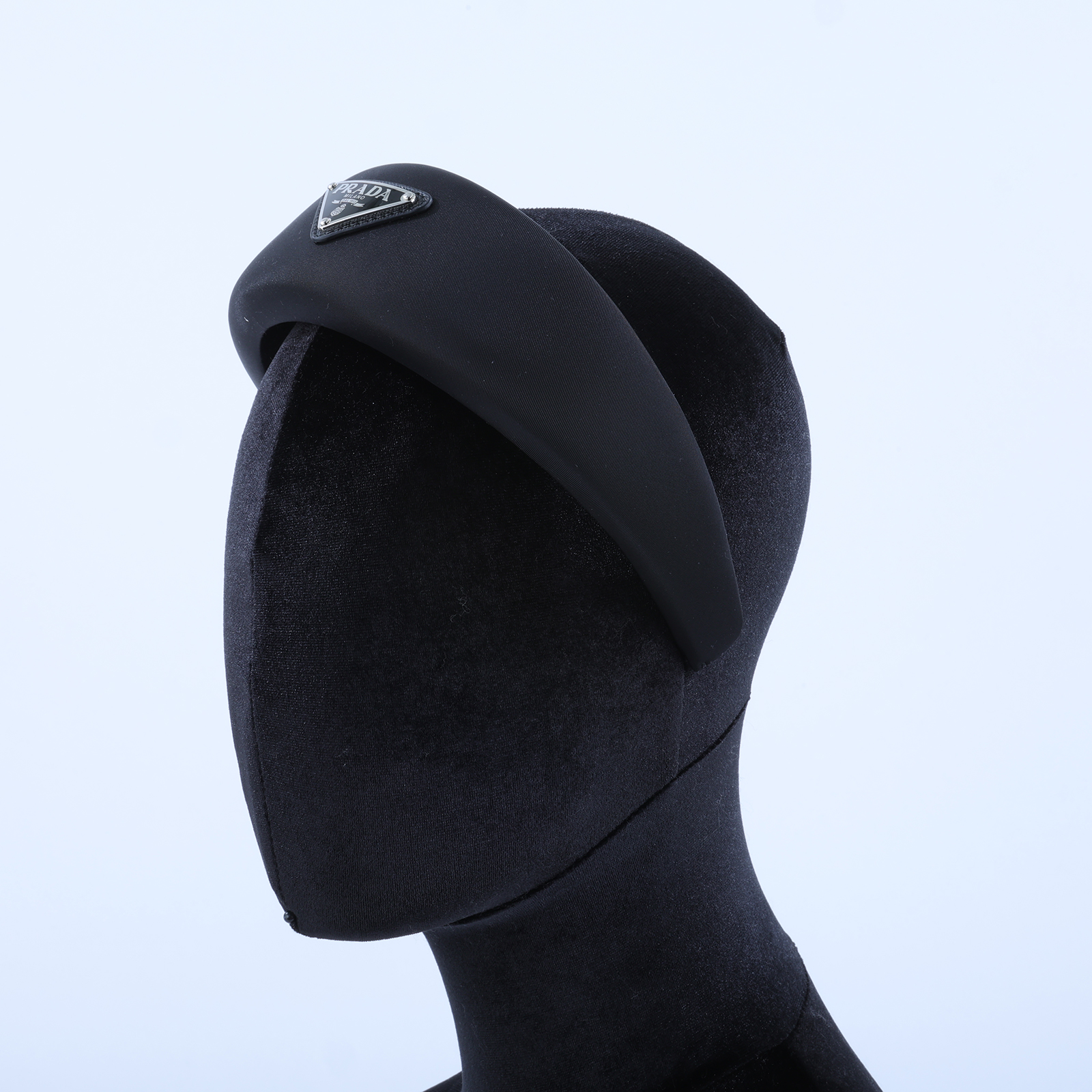 普拉達 PRADA Re-Nylon 頭箍 髮箍 髮飾 1IH016_2DMI 黑髮箍 防塵袋