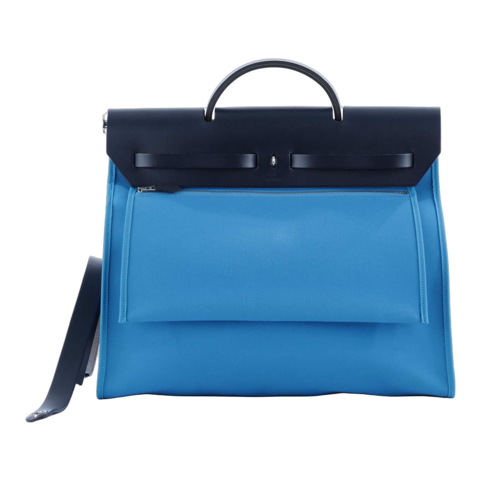 愛馬仕 Hermes Herbag Zip 39 HER39 T刻 T刻 希臘藍HERBAG39 防塵袋/鎖組/背帶