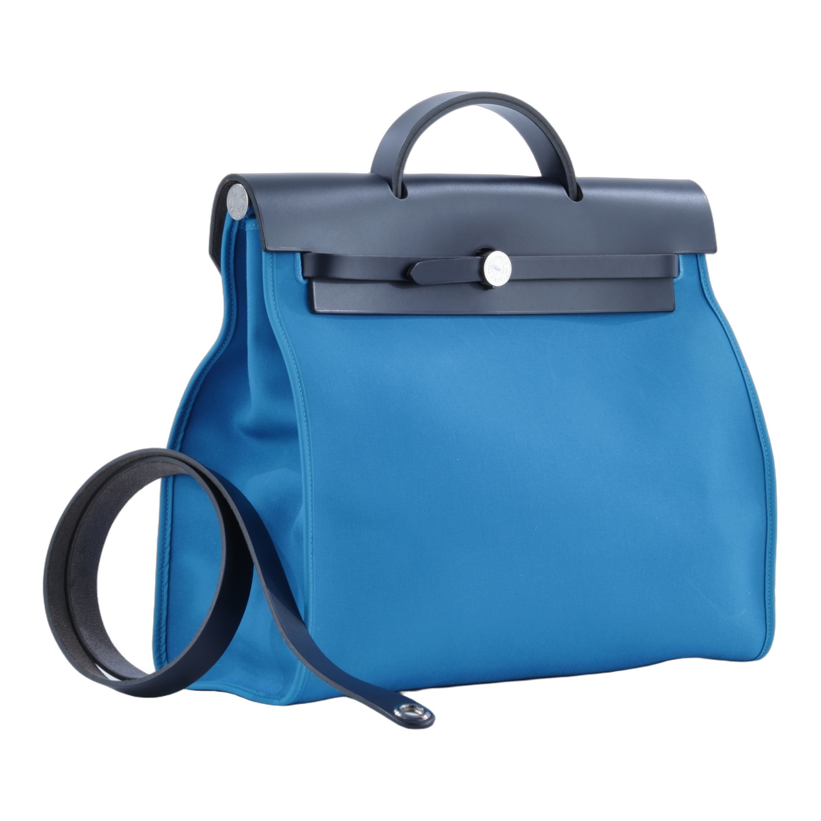 愛馬仕 Hermes Herbag Zip 39 HER39 T刻 T刻 希臘藍HERBAG39 防塵袋/鎖組/背帶