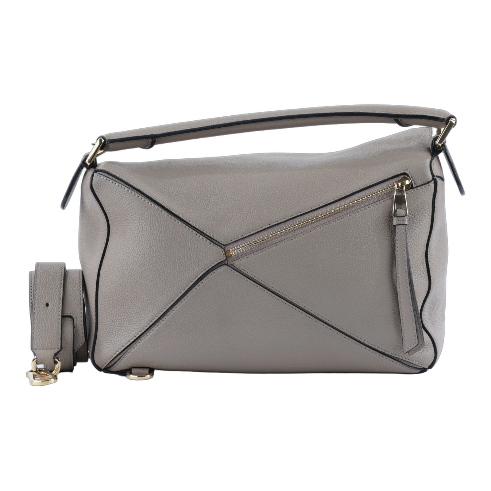 羅意威 LOEWE Medium Puzzle bag 中型 手提 斜背 肩背包 A510P49X14 沙色PUZZLE 小 防塵袋