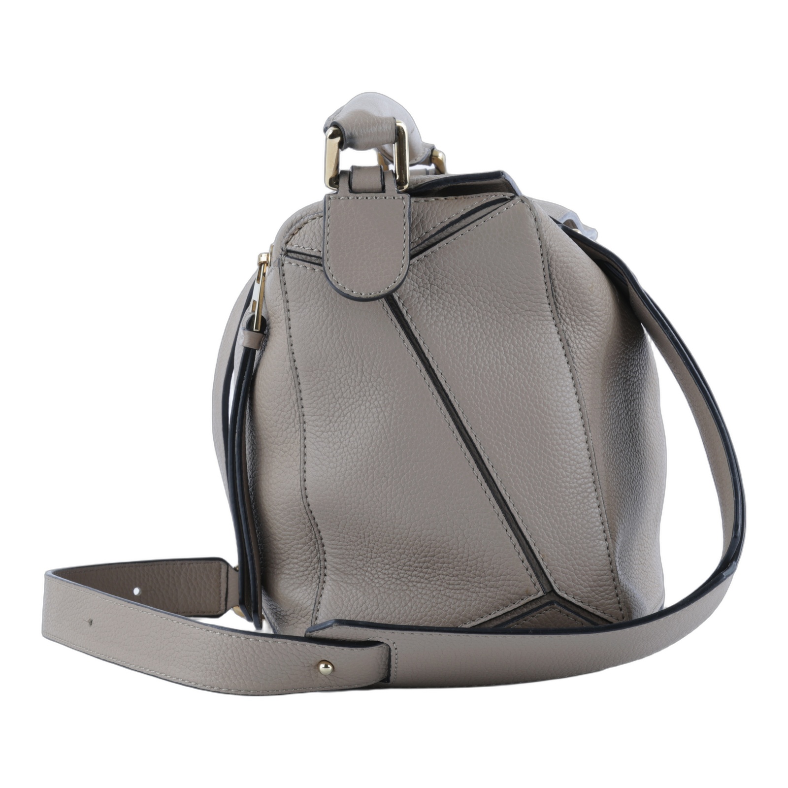 羅意威 LOEWE Medium Puzzle bag 中型 手提 斜背 肩背包 A510P49X14 沙色PUZZLE 小 防塵袋