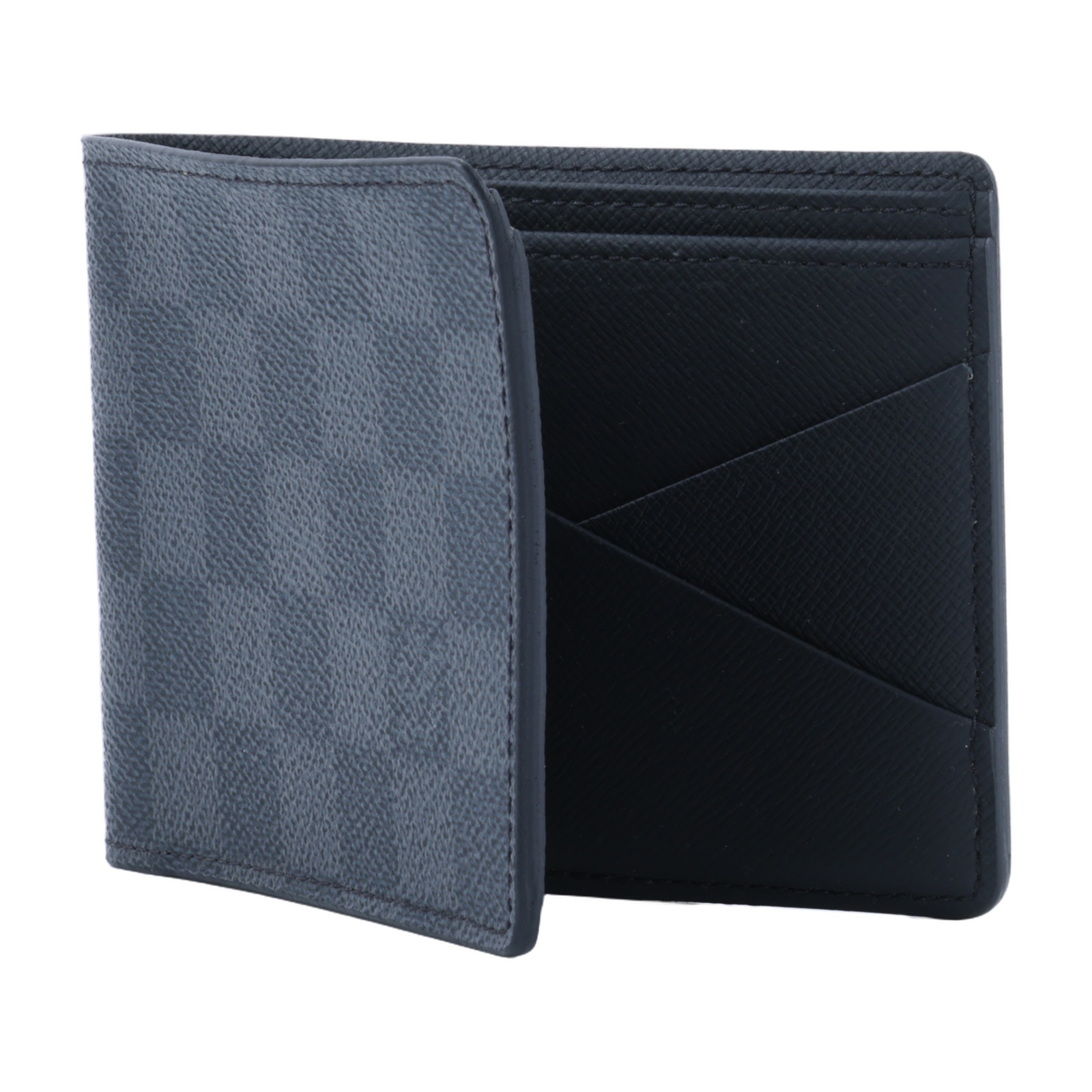 路易威登 LOUIS VUITTON Multiple 棋盤格 錢包 短夾 N62663 晶片款 黑棋盤格短夾 原廠盒子/防塵袋
