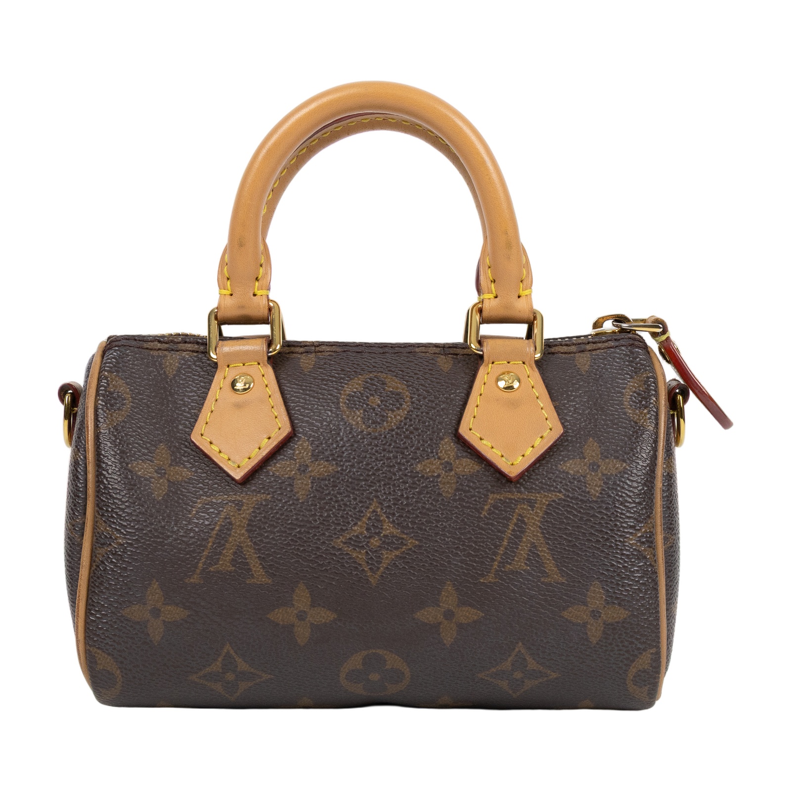 路易威登 LOUIS VUITTON Nano Speedy 原花 手提 肩背包 M81085 原花NANO SPEEDY 防塵袋