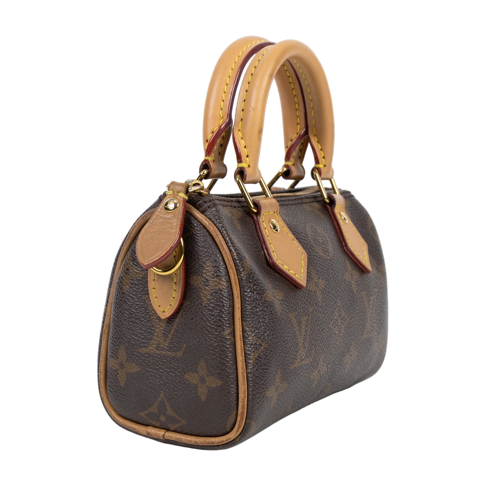 路易威登 LOUIS VUITTON Nano Speedy 原花 手提 肩背包 M81085 原花NANO SPEEDY 防塵袋
