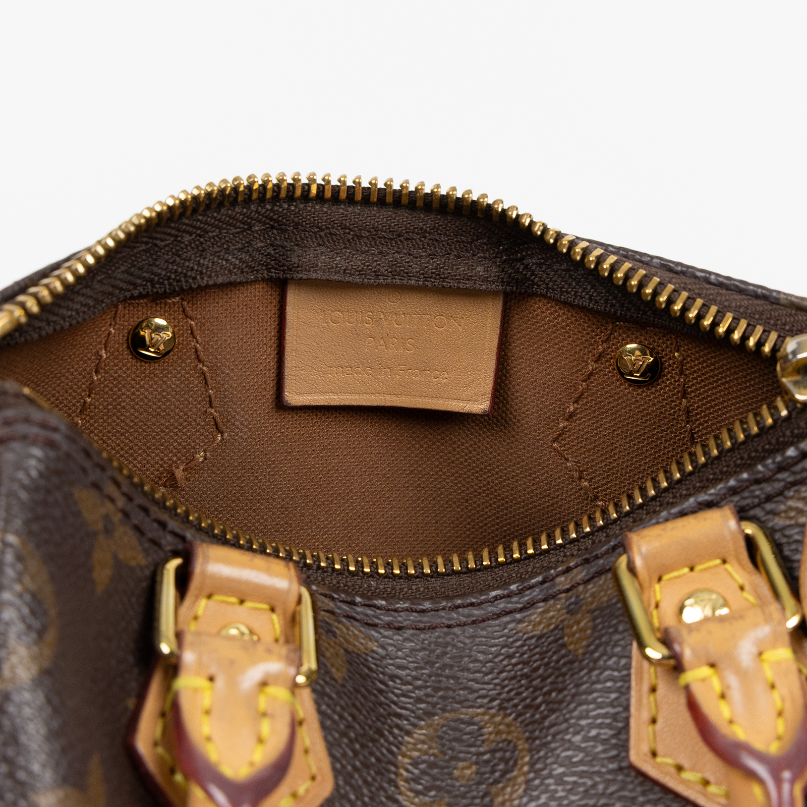 路易威登 LOUIS VUITTON Nano Speedy 原花 手提 肩背包 M81085 原花NANO SPEEDY 防塵袋