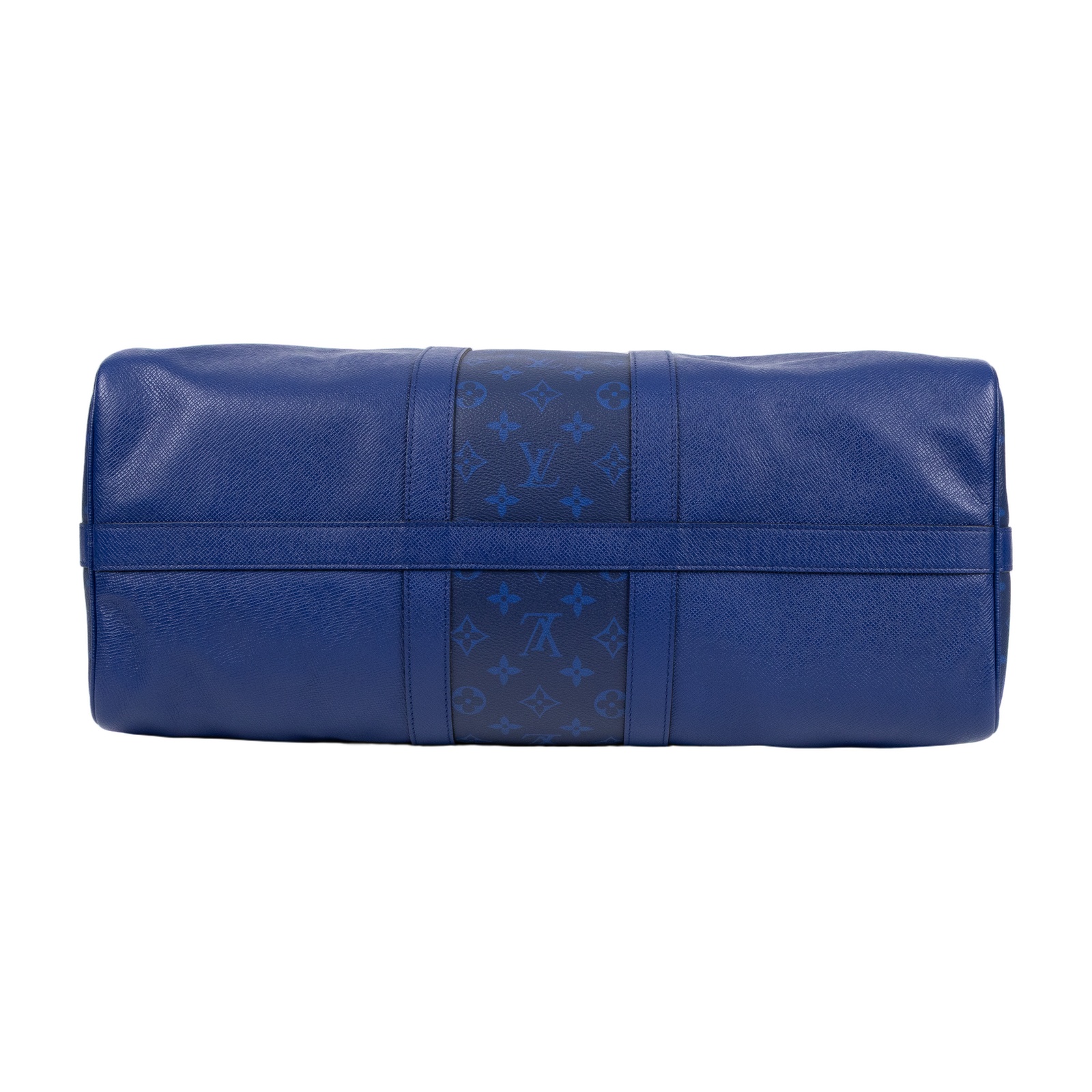 路易威登 LOUIS VUITTON Keepall Bandoulière 50 波士頓包  旅行袋 藍色 M53766 晶片款  原廠盒子/防塵袋/背帶/鎖組/吊牌