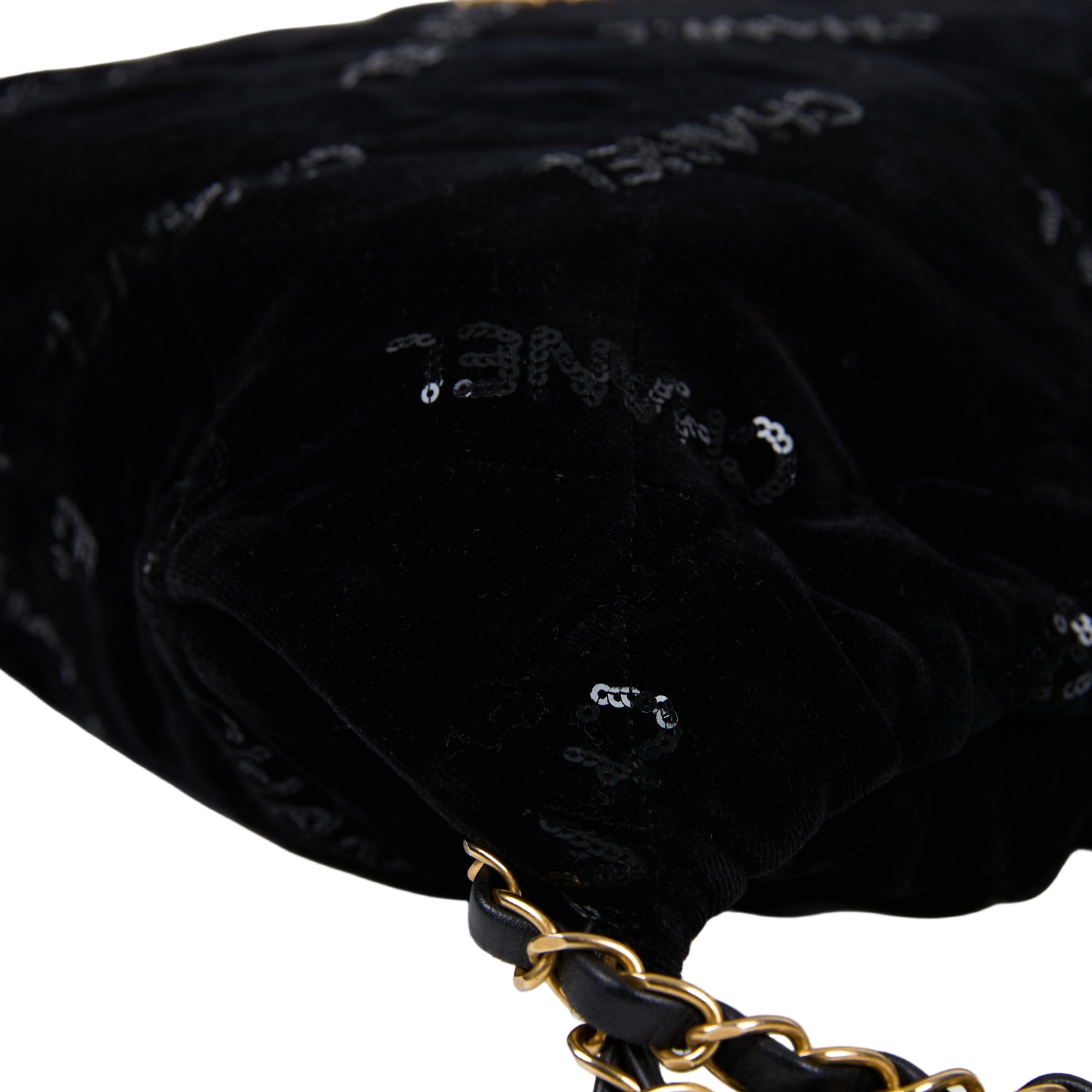 香奈兒 CHANEL 22 小型 流浪包 肩背包 AS3260 晶片款 黑絨布22包 小號 防塵袋/內袋