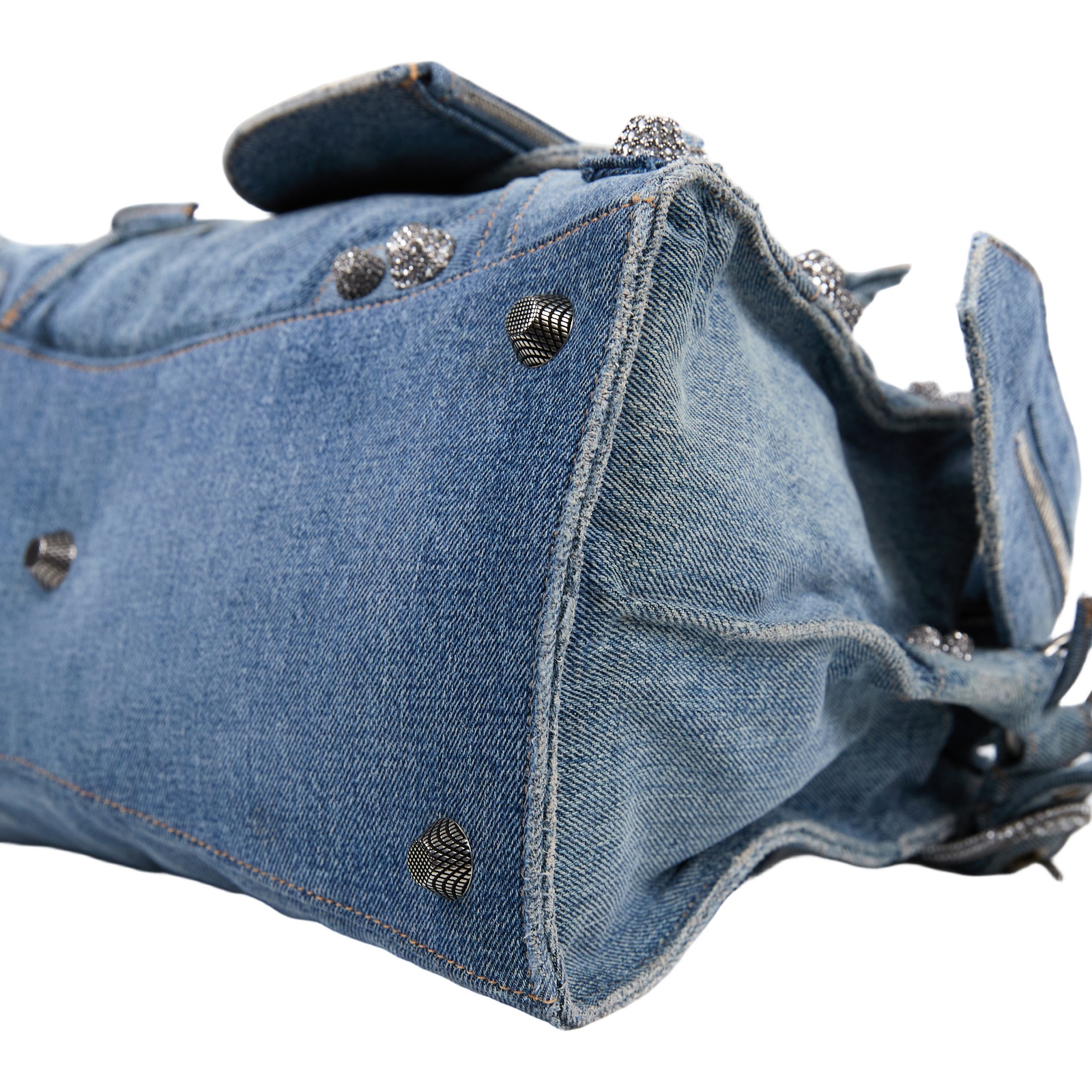 巴黎世家 BALENCIAGA Neo Cagole City 手提包 700451210BI 牛仔鑽扣NEO CAGOLE CITY 防塵袋