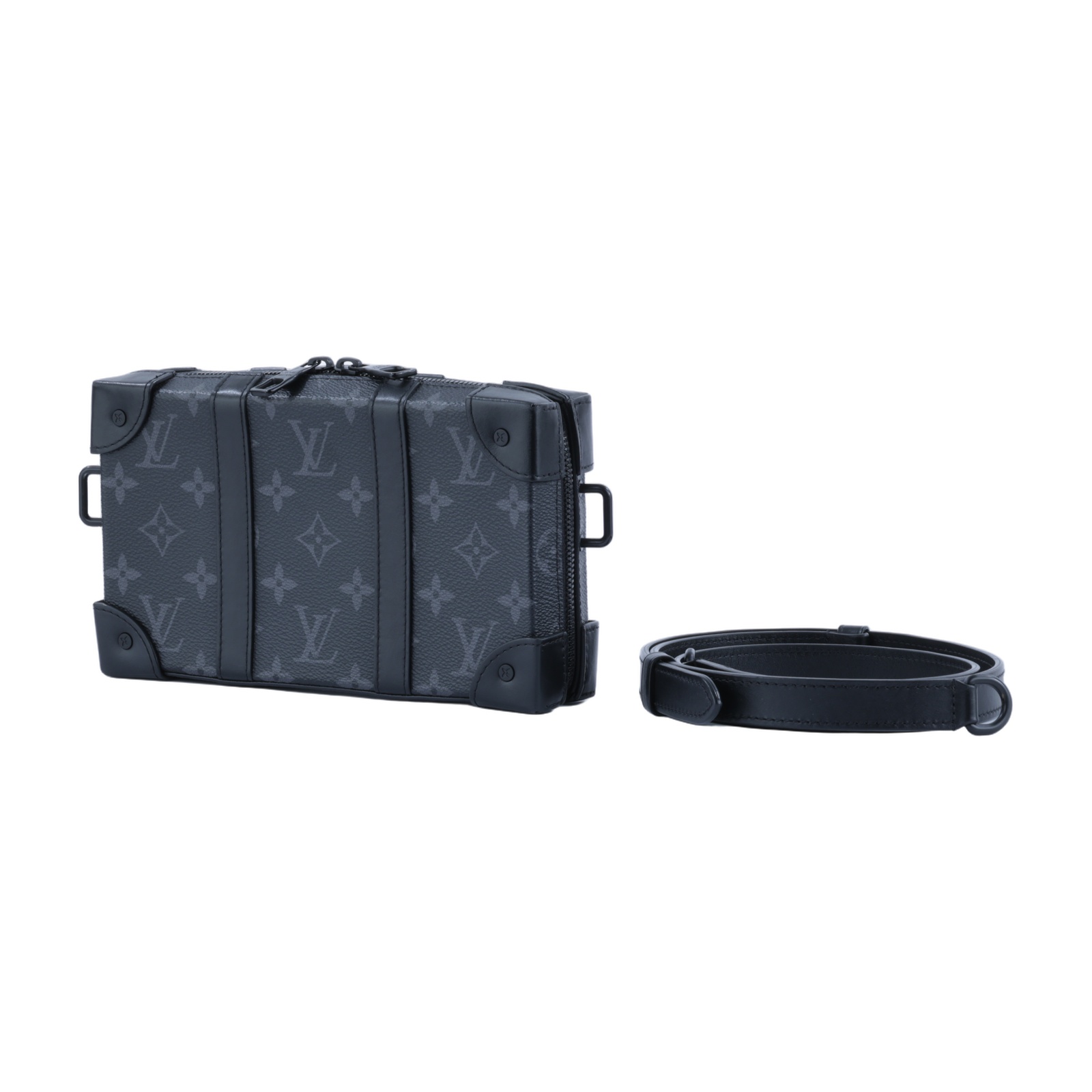 路易威登 LOUIS VUITTON Mini Soft Trunk 迷你 隨身包 黑色 M69838 晶片款  原廠盒子/防塵袋/購買證明