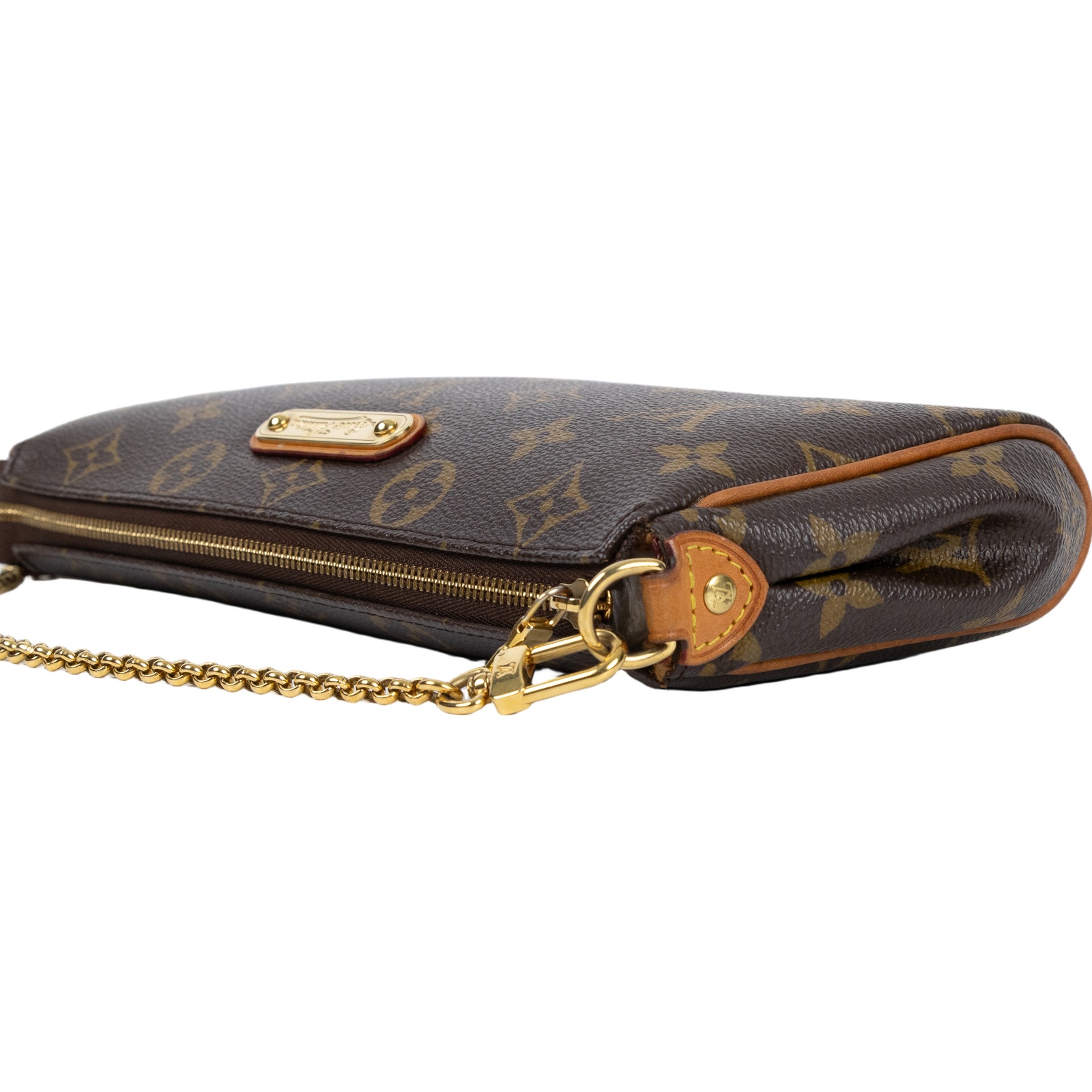路易威登 LOUIS VUITTON Eva 經典帆布 鍊帶 小肩包 M95567 原花EVA 原廠盒子/背帶