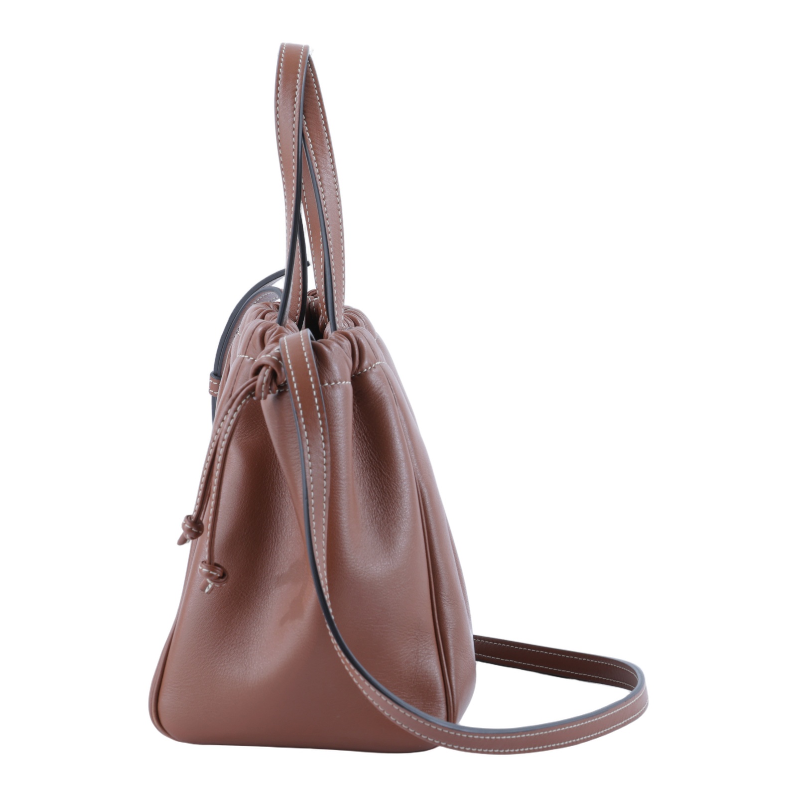 思琳 CELINE Cuir Triomphe 平滑牛皮革 小型 Cabas 索繩 肩背 手提包 111013DU3  防塵袋/背帶