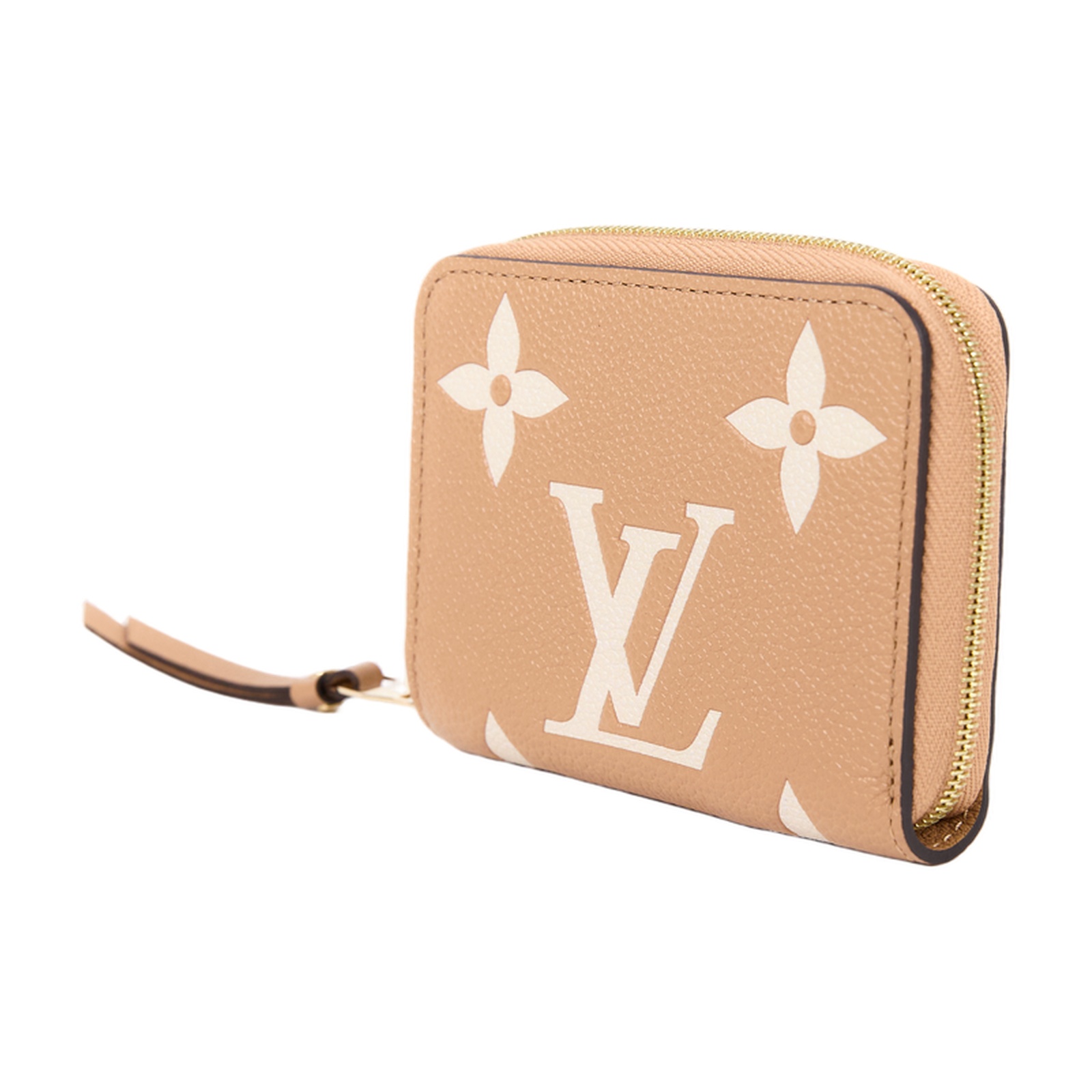 路易威登 LOUIS VUITTON Arizona 錢包 短夾 M12760 晶片款 奶茶大原花短夾 無附屬品