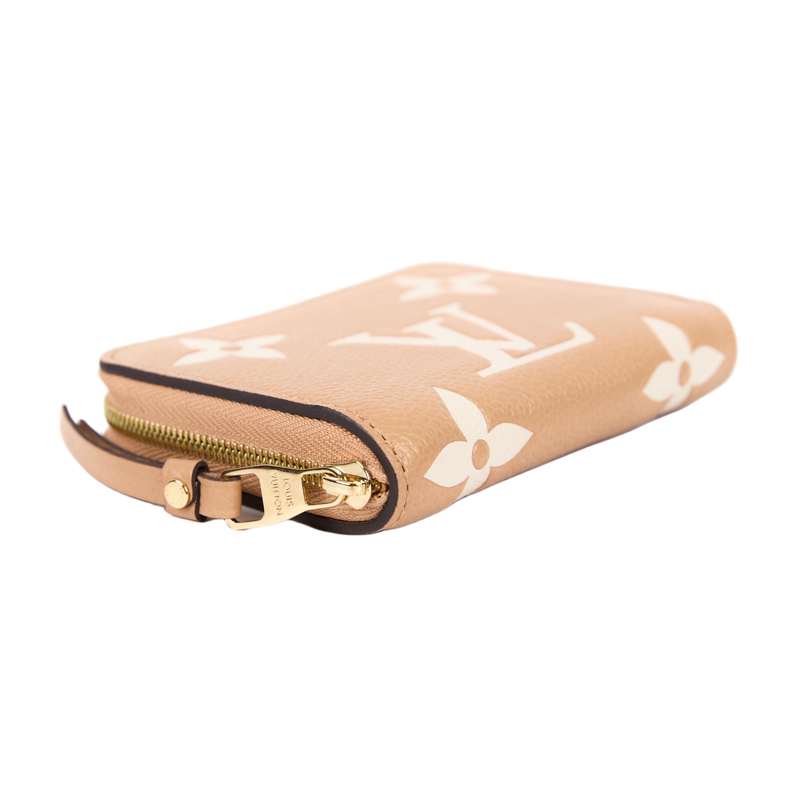 路易威登 LOUIS VUITTON Arizona 錢包 短夾 M12760 晶片款 奶茶大原花短夾 無附屬品