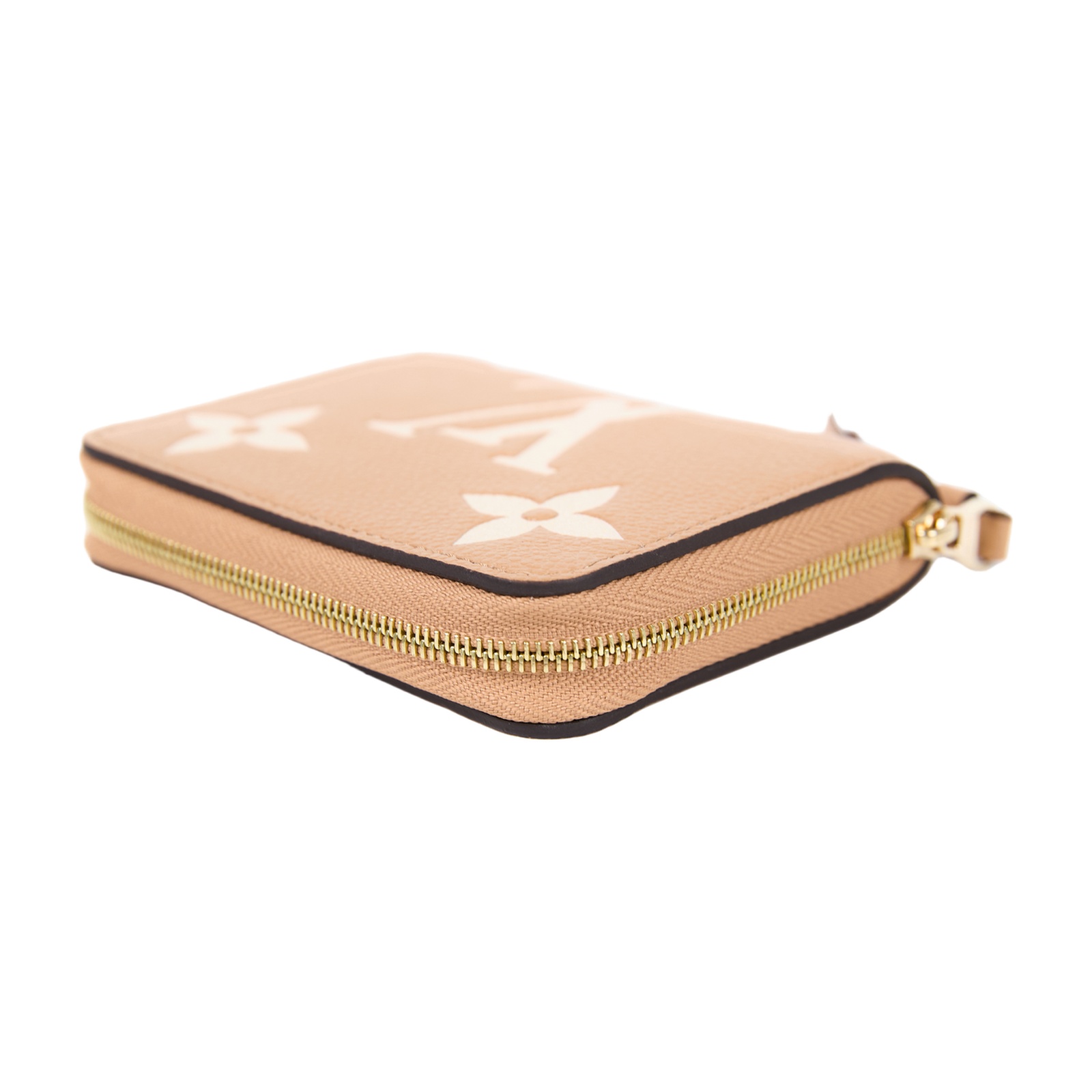 路易威登 LOUIS VUITTON Arizona 錢包 短夾 M12760 晶片款 奶茶大原花短夾 無附屬品