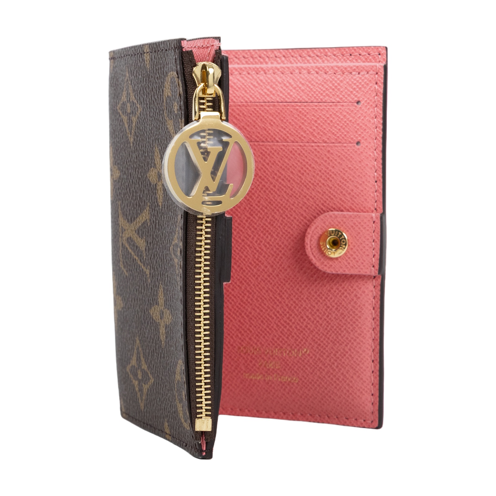路易威登 LOUIS VUITTON Lisa 錢包 短夾 M25692 晶片款 原花粉Lisa 錢包 原廠盒子/防塵袋