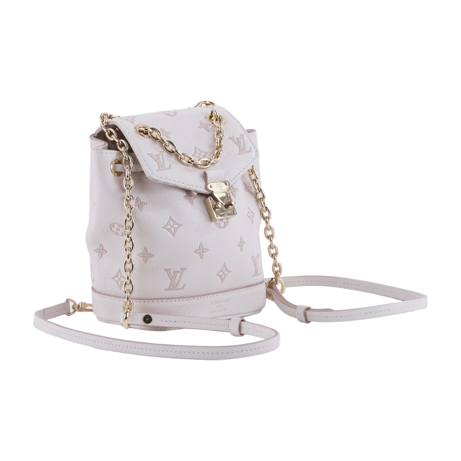 路易威登 LOUIS VUITTON Nano Noé 老花 水桶包 後背包 雙肩包 M13656 晶片款 粉Nano Noé Backpack後背包 無附屬品