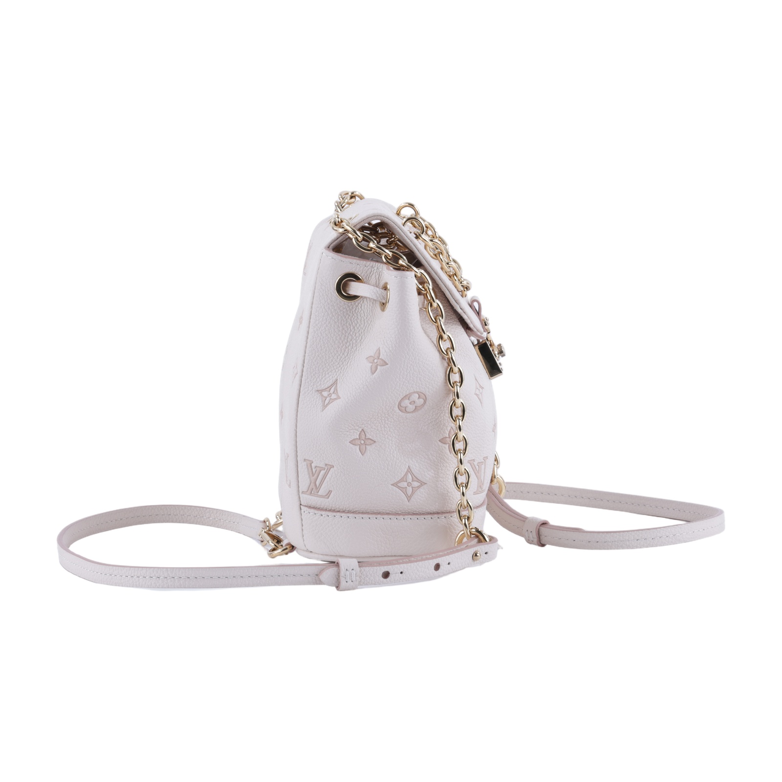 路易威登 LOUIS VUITTON Nano Noé 老花 水桶包 後背包 雙肩包 M13656 晶片款 粉Nano Noé Backpack後背包 無附屬品