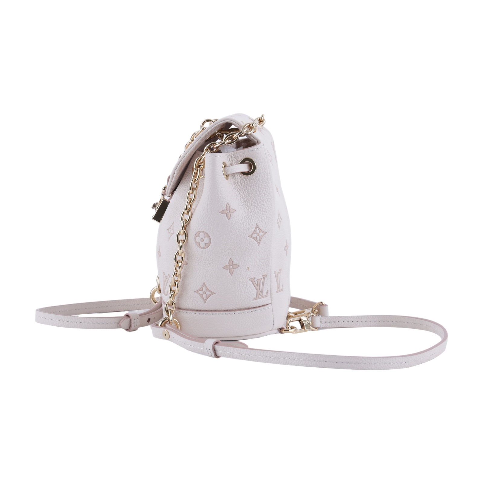 路易威登 LOUIS VUITTON Nano Noé 老花 水桶包 後背包 雙肩包 M13656 晶片款 粉Nano Noé Backpack後背包 無附屬品