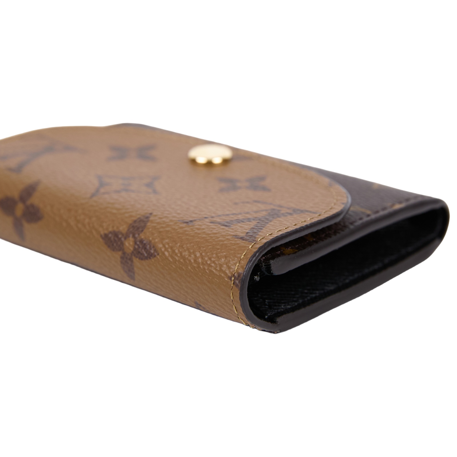 路易威登 LOUIS VUITTON Rosalie 零錢包 M82333 晶片款 原花雙色短夾 無附屬品