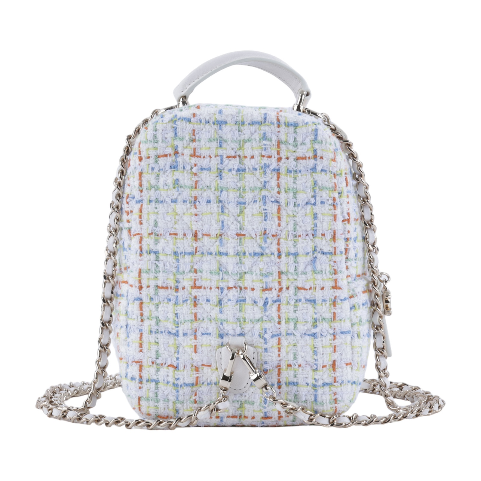 香奈兒 CHANEL 經典 迷你 後背包 AP3753 B19061 晶片款 白毛呢後背包 無附屬品