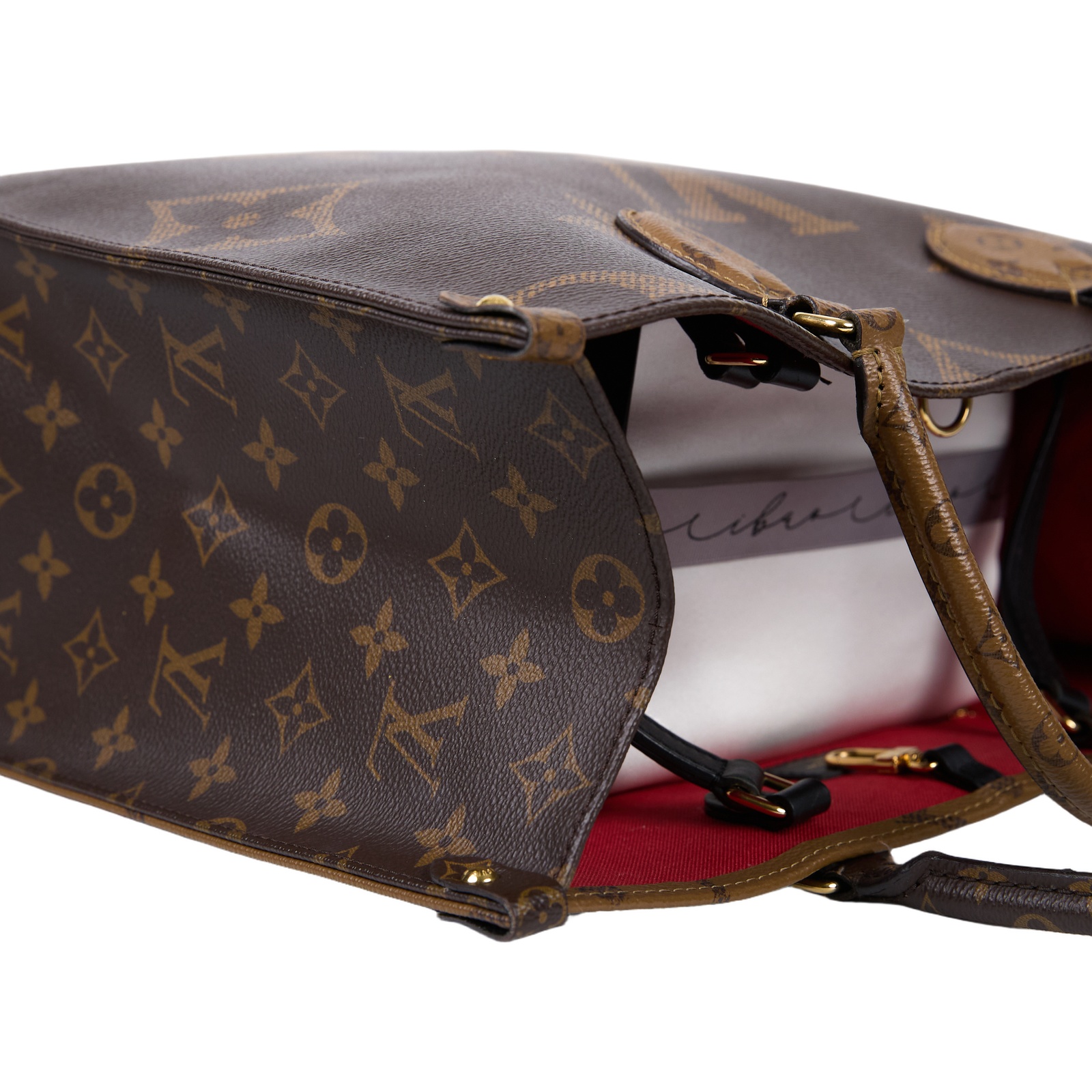 路易威登 LOUIS VUITTON OnTheGo MM 經典帆布 手提 肩背包 M45321 晶片款 原花雙色OnTheGo MM 原廠盒子