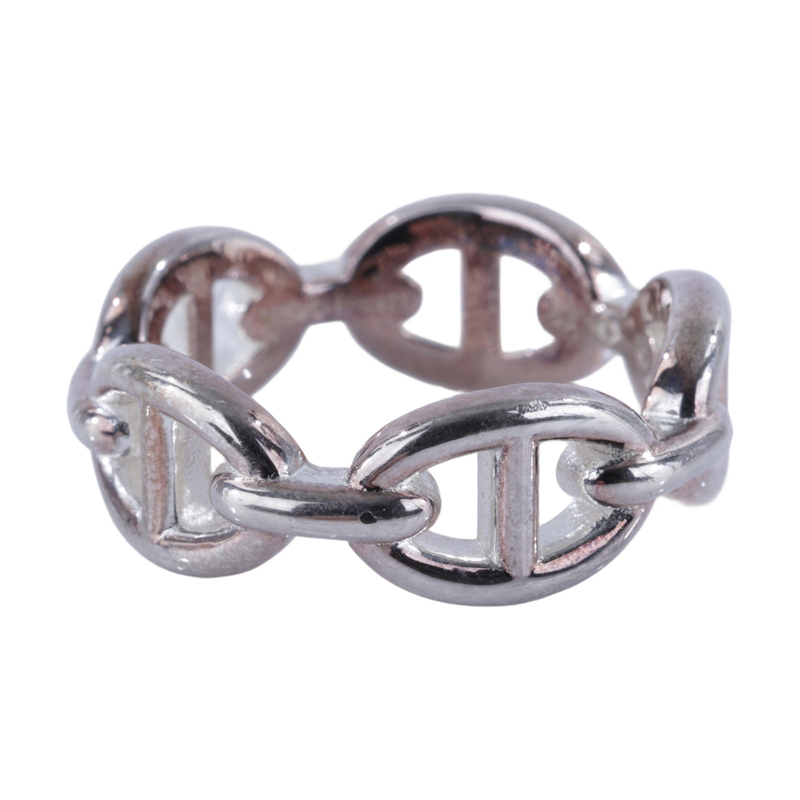 愛馬仕 Hermes Chaine dancre Enchainee 豬鼻子 戒指 H109507Bv00053 22W274189  原廠盒子