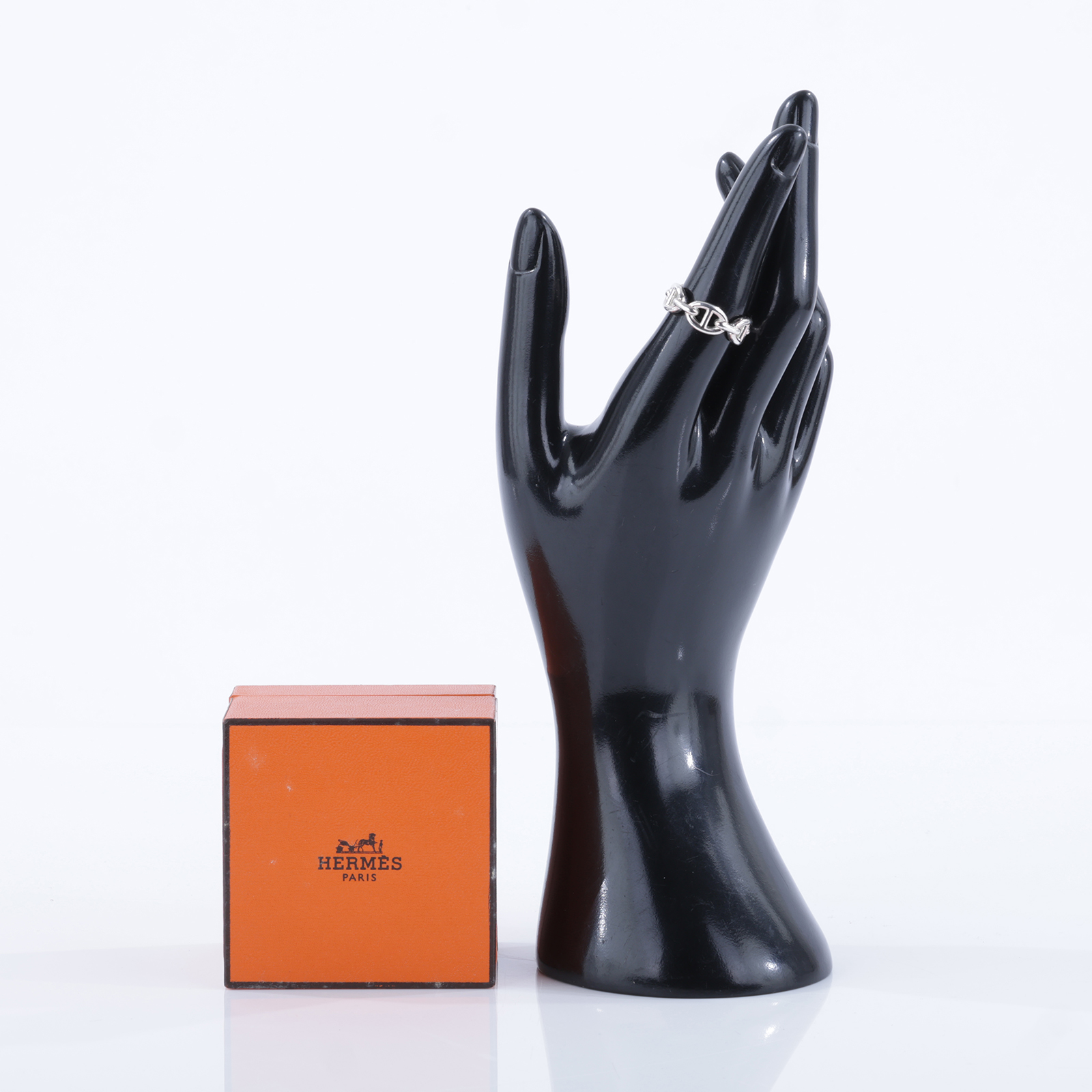 愛馬仕 Hermes Chaine dancre Enchainee 豬鼻子 戒指 H109507Bv00053 22W274189  原廠盒子