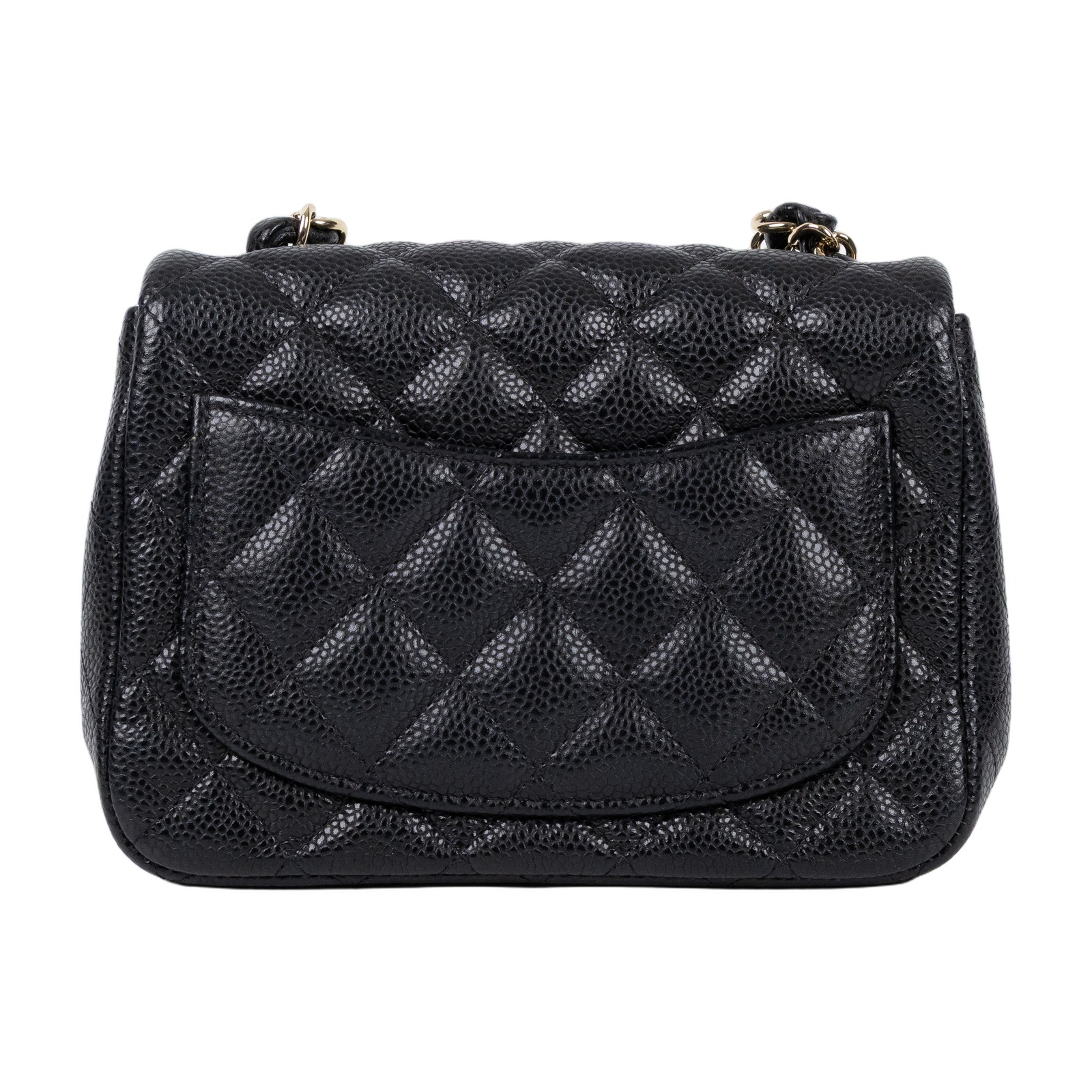 香奈兒 CHANEL CF 方形 迷你 口蓋包 A35200 25開黑荔枝方胖 無附屬品