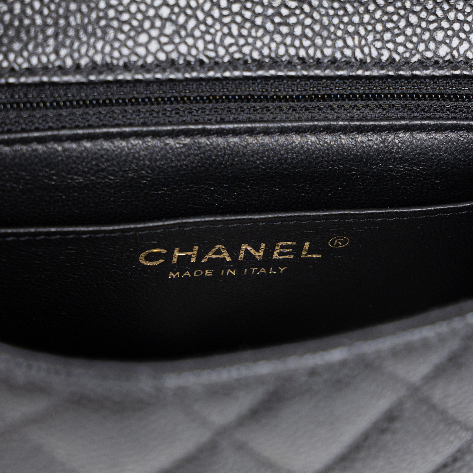 香奈兒 CHANEL CF 方形 迷你 口蓋包 A35200 25開黑荔枝方胖 無附屬品