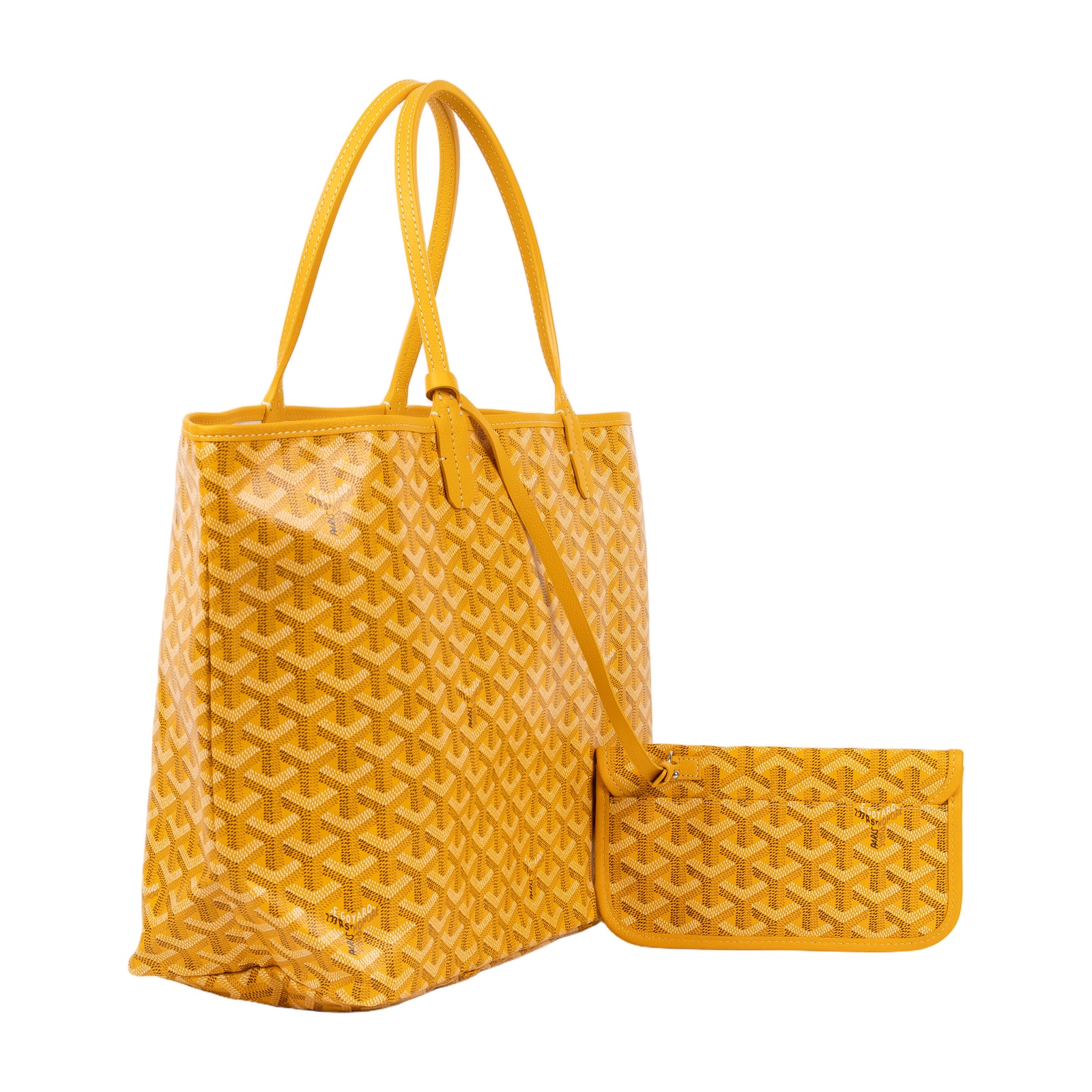 高雅德 GOYARD Saint Louis PM Bag 托特包 STLOUIPMLTY 黃SAINT LOUIS PM 防塵袋/內袋