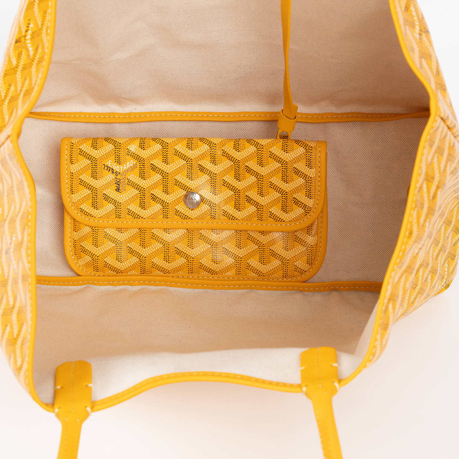 高雅德 GOYARD Saint Louis PM Bag 托特包 STLOUIPMLTY 黃SAINT LOUIS PM 防塵袋/內袋