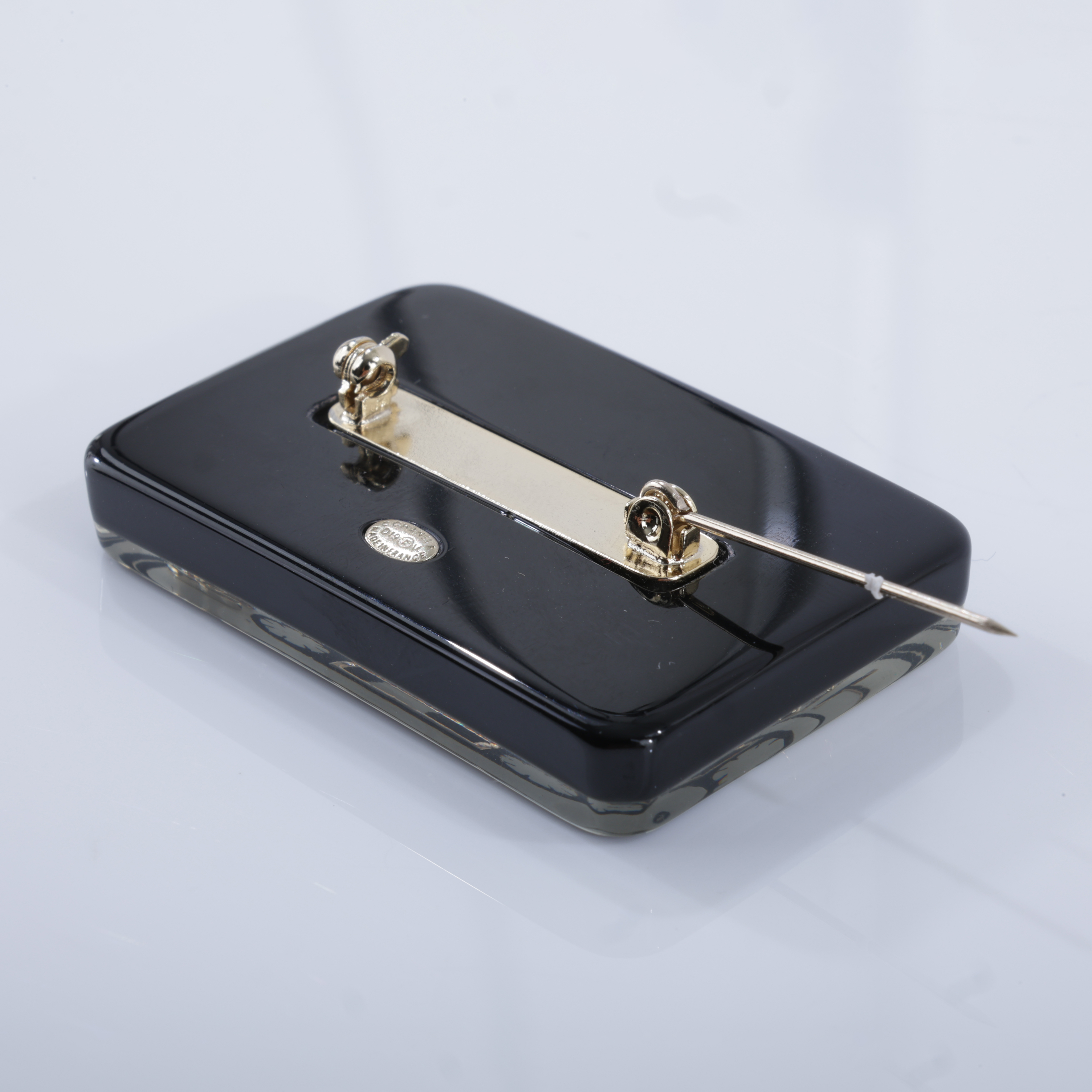 香奈兒 CHANEL 錄音帶 胸針 D19V 黑卡帶PVC胸針 無附屬品