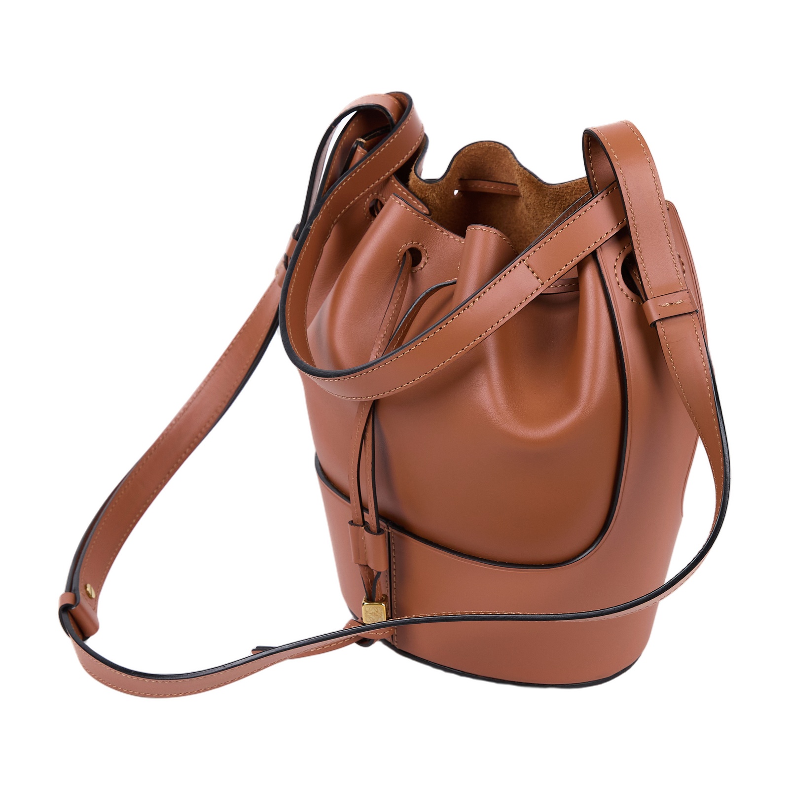 羅意威 LOEWE Balloon Small 手提包 肩背包 水桶包 A710C31X61 焦糖BALLOON 小號 防塵袋