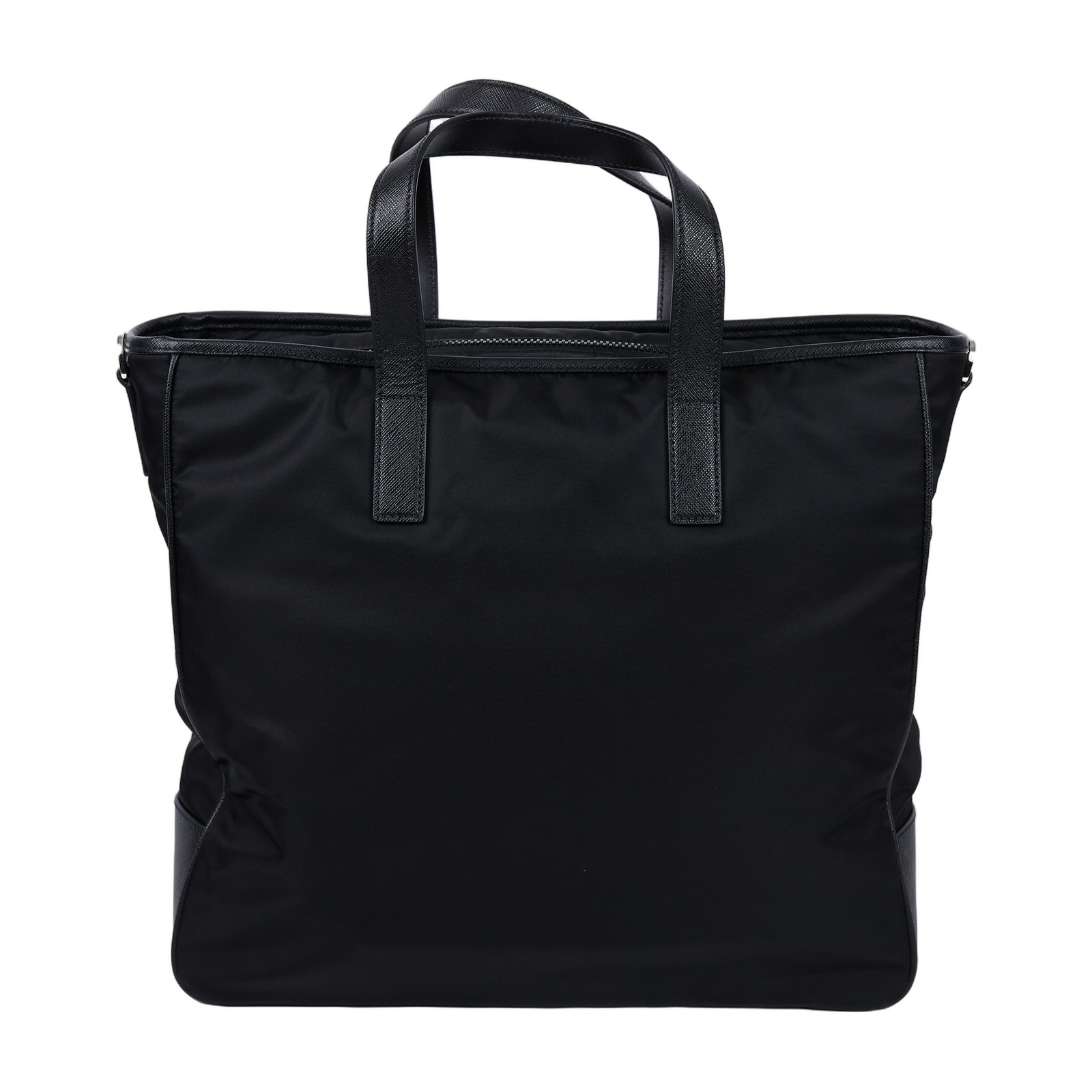 普拉達 PRADA Re-Nylon 托特包  黑尼龍公事包 防塵袋/背帶