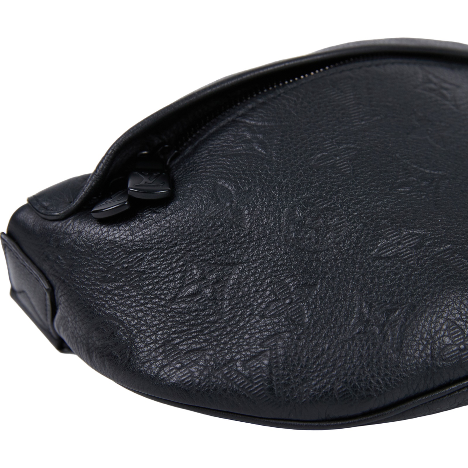 路易威登 LOUIS VUITTON Discovery 壓花小牛皮 腰包 黑色 M44388 晶片款 黑原花壓紋牛皮DISCOVERY腰包 無附屬品