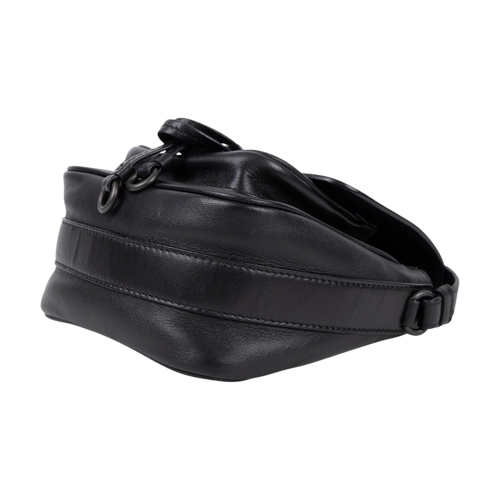 寶緹嘉 BOTTEGA VENETA 肩背包 斜背包 444960V0016 黑細編織肩背包 無附屬品