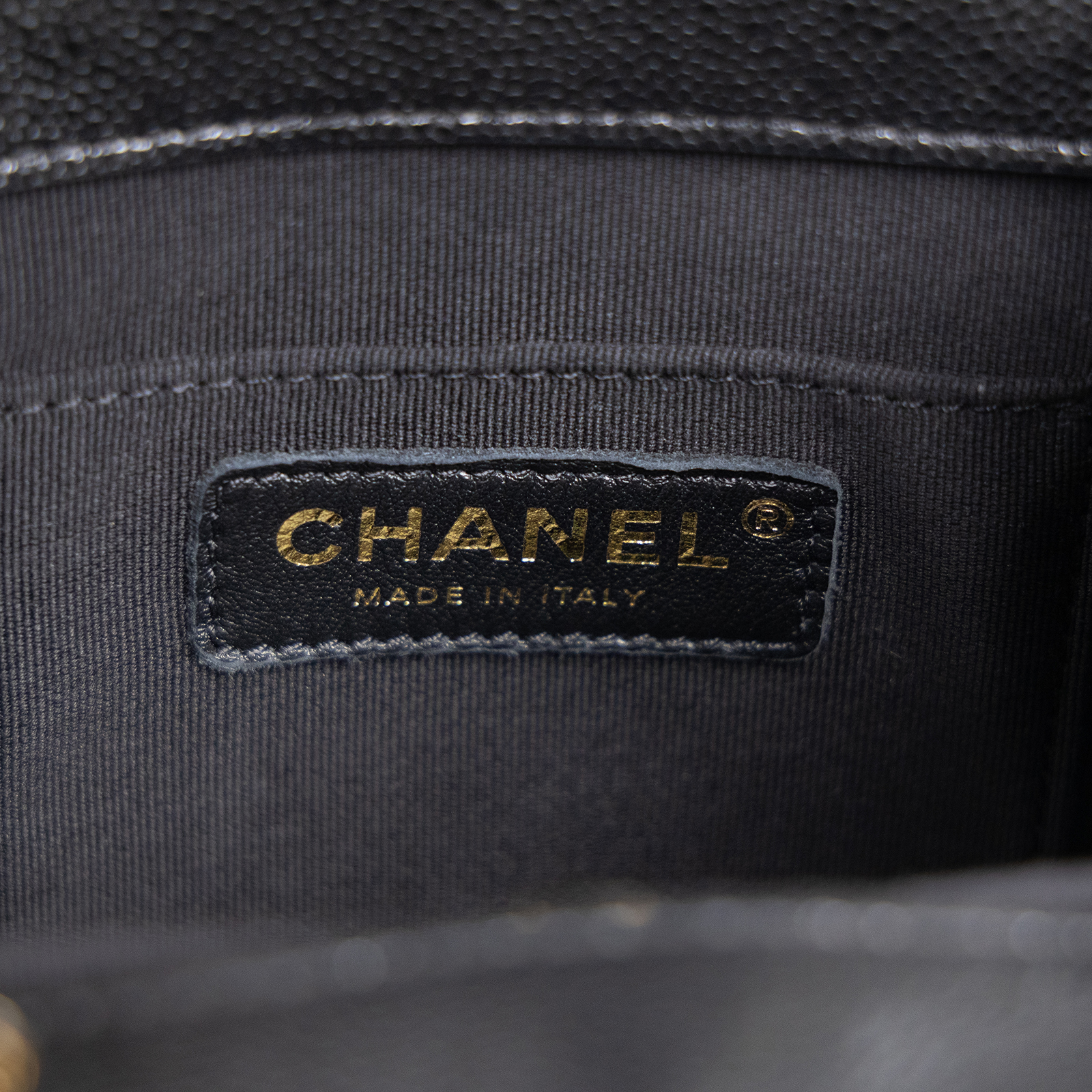 香奈兒 CHANEL 小型 後背包 AS4399 晶片款 黑金荔枝DUMA 小 防塵袋