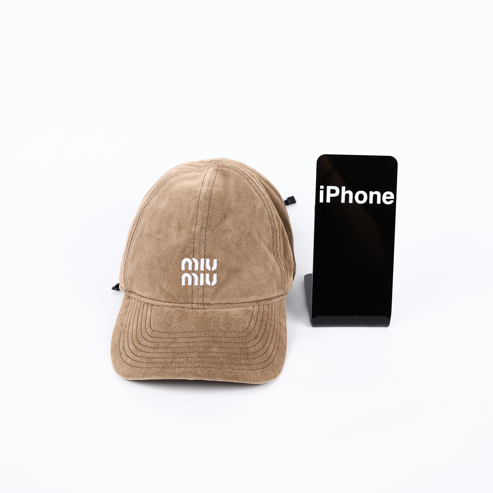 繆繆 MIU MIU Miu Miu 牛仔棒球帽 Denim Baseball Cap 5HC369_2CR1_M 軟木色棒球帽 無附屬品