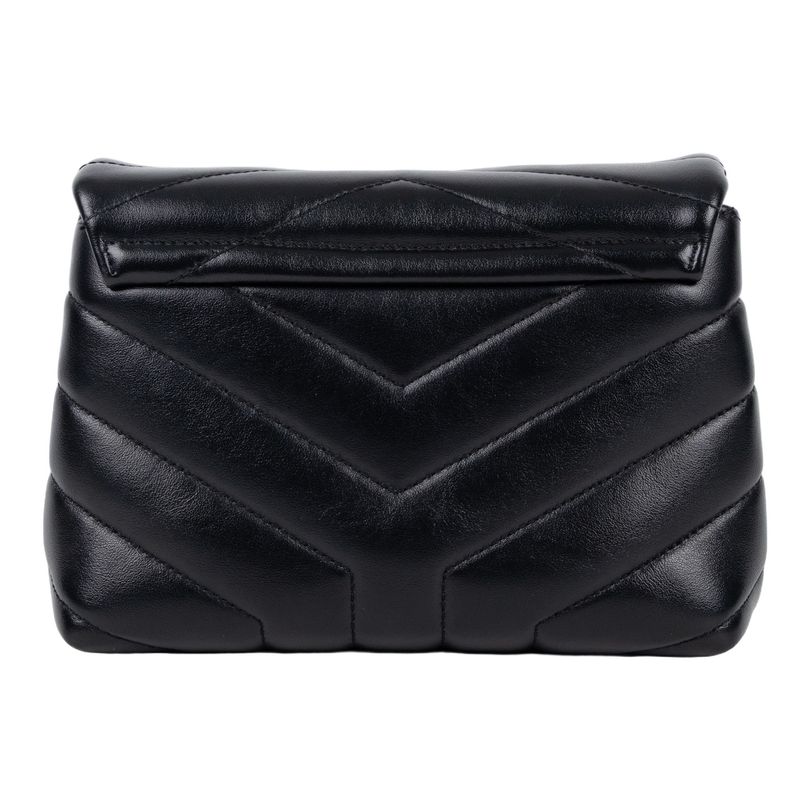 聖羅蘭 YSL SAINT LAURENT Loulou 絎縫 皮革 TOY 手袋 金色五金 467072DV707 黑金LOULOU TOY 背帶