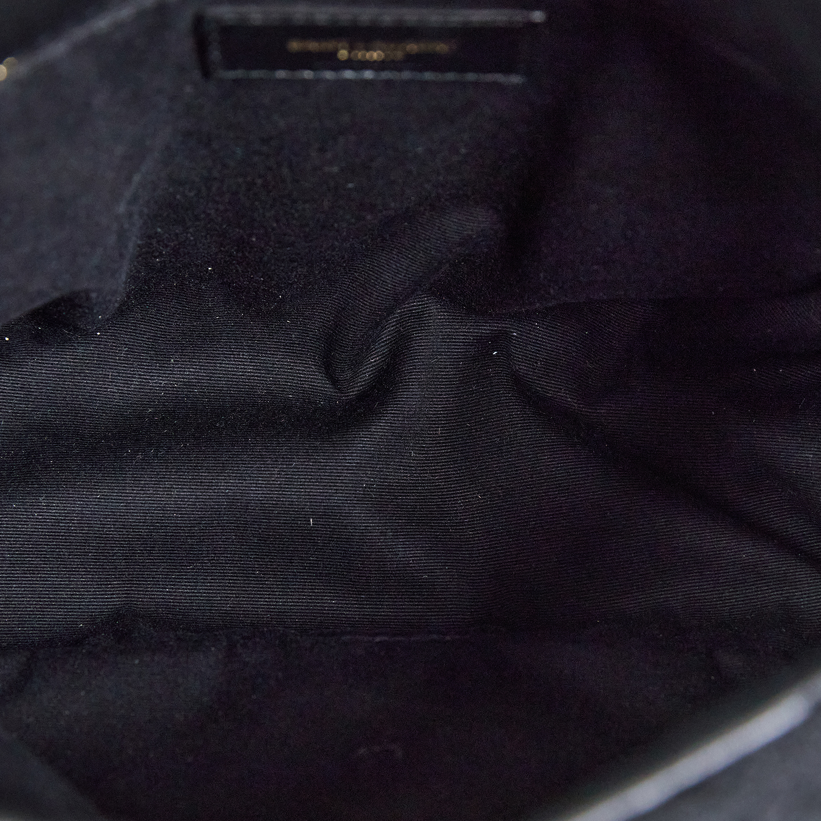 聖羅蘭 YSL SAINT LAURENT Puffer 絎縫納帕皮包 小型 金色五金 577476_TWEED 黑毛呢PUFFER金鍊包 無附屬品