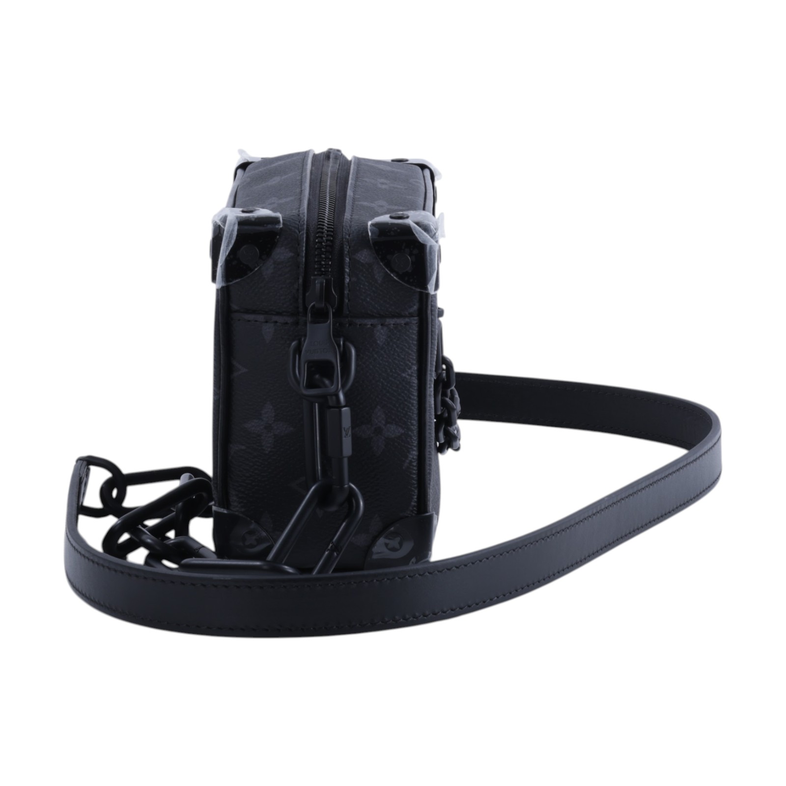 路易威登 LOUIS VUITTON Mini Soft Trunk 迷你 隨身包 黑色 M44735 晶片款  原廠盒子/防塵袋