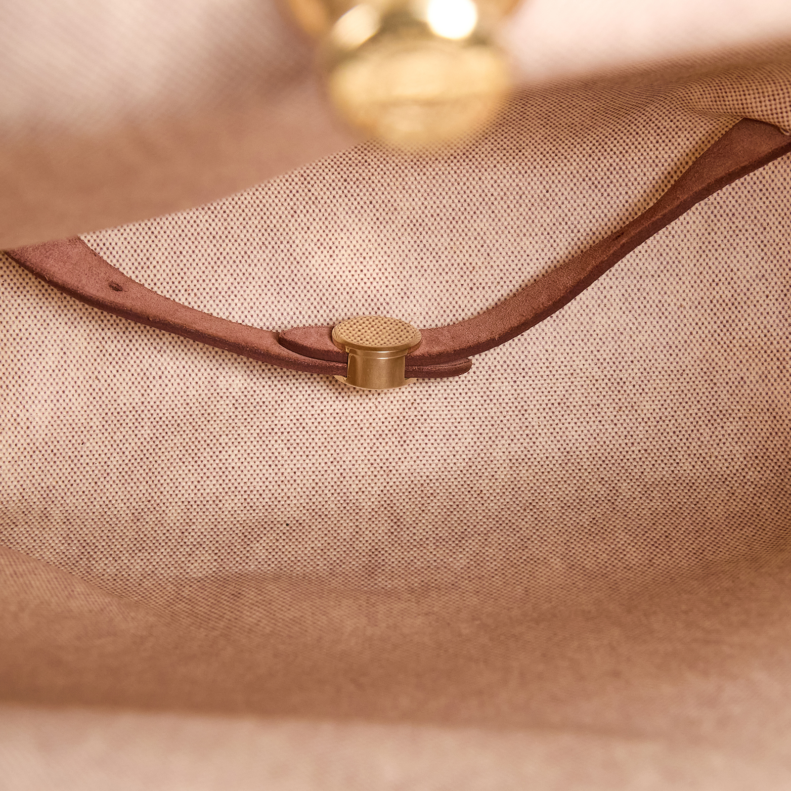 愛馬仕 Hermes Herbag Ado HERADO 口E刻 口E刻 米帆布咖邊HERBAG後背包 鎖組/替換包身
