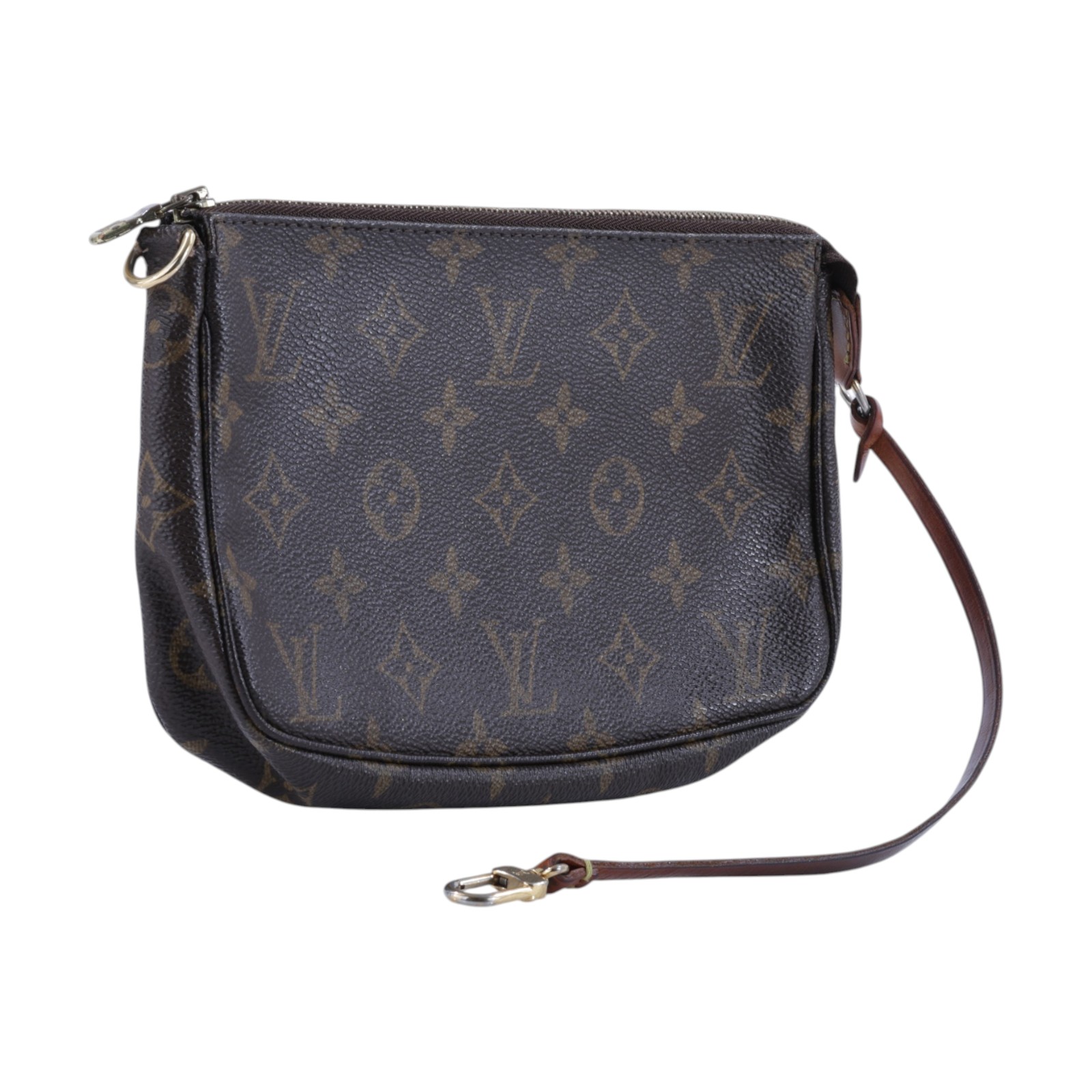 路易威登 LOUIS VUITTON Monogram 經典帆布 手提 麻將包 M40712 原花小肩背包 防塵袋