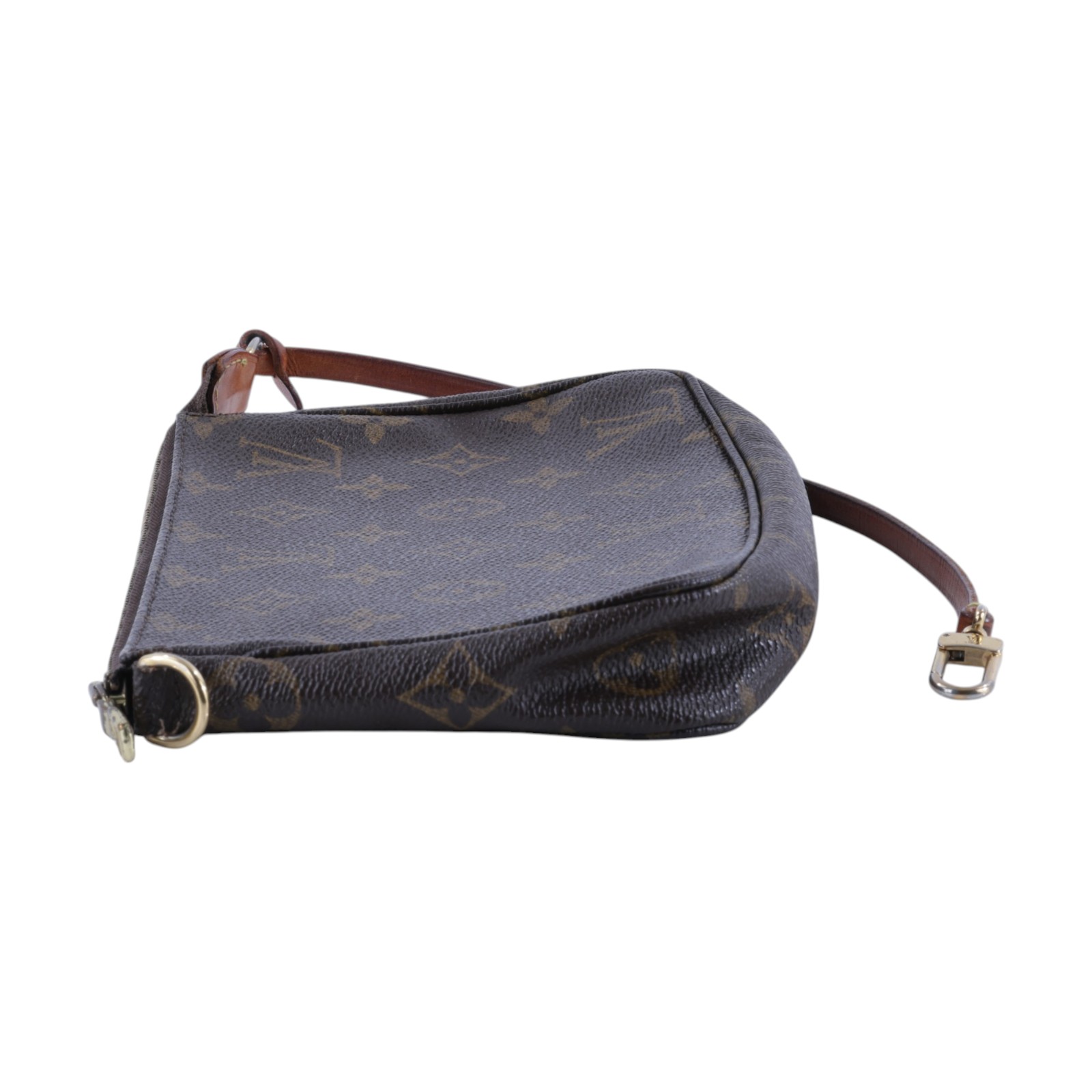 路易威登 LOUIS VUITTON Monogram 經典帆布 手提 麻將包 M40712 原花小肩背包 防塵袋