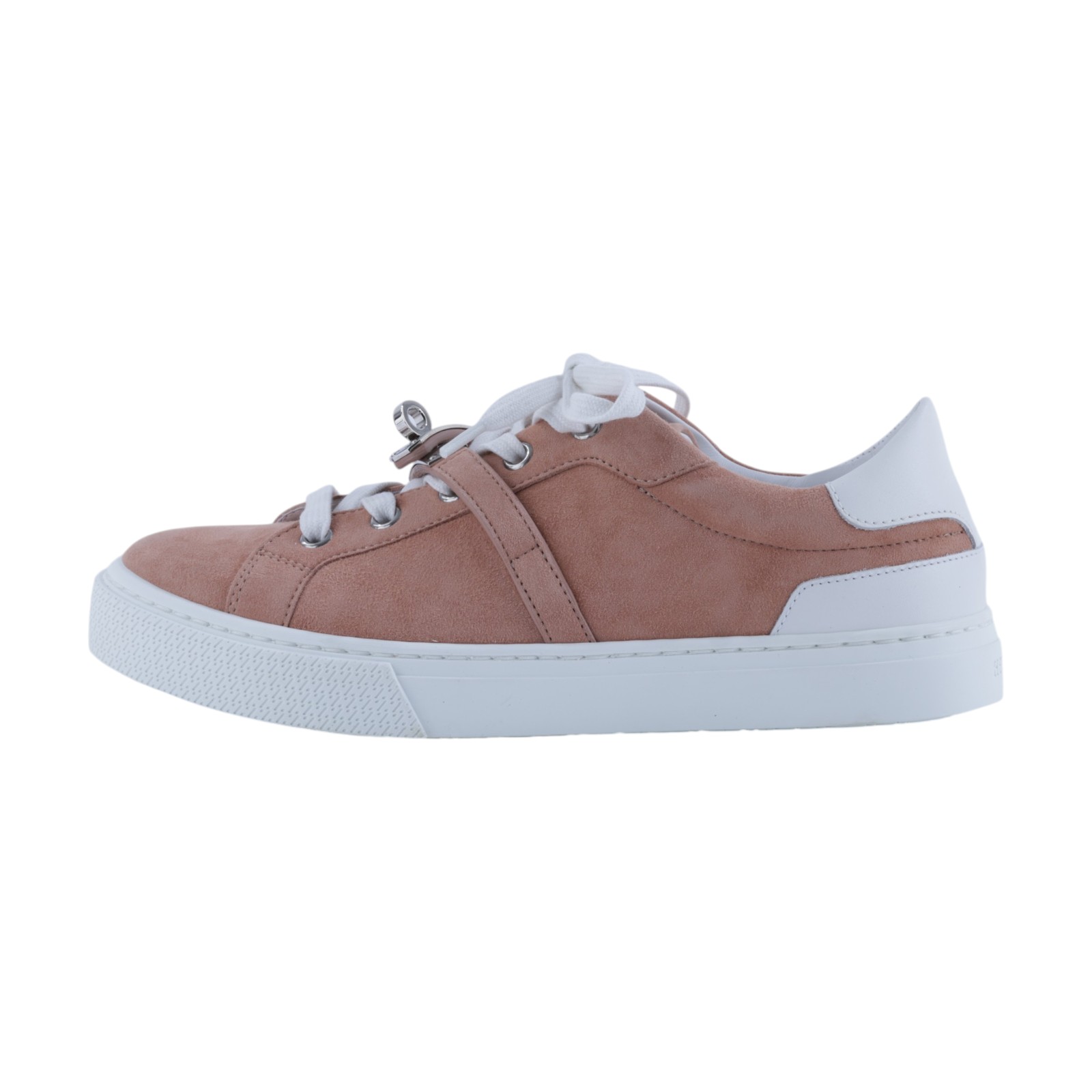 愛馬仕 Hermes Day 運動鞋 H242144Zv59370 /#37 裸粉色/白色麂皮Day Sneaker 無附屬品