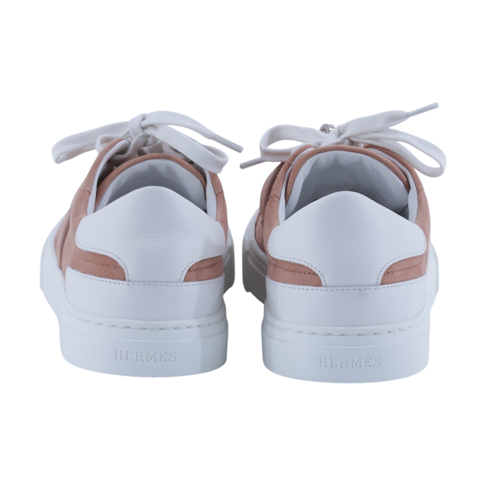 愛馬仕 Hermes Day 運動鞋 H242144Zv59370 /#37 裸粉色/白色麂皮Day Sneaker 無附屬品