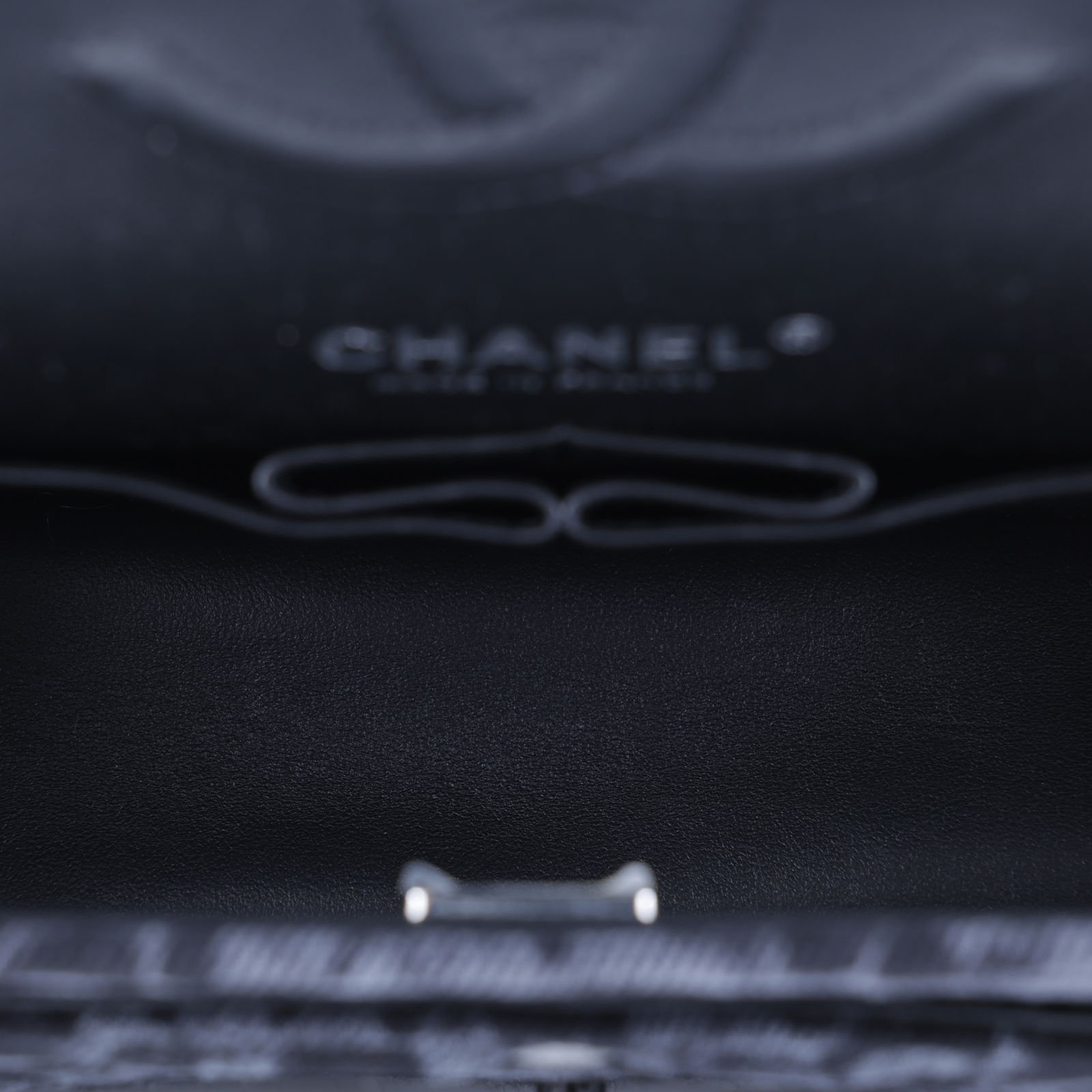 香奈兒 CHANEL CF 經典 11.12 口蓋包 A01112 B18055 晶片款 深灰花朵COCO25 原廠盒子/防塵袋/購買證明影本