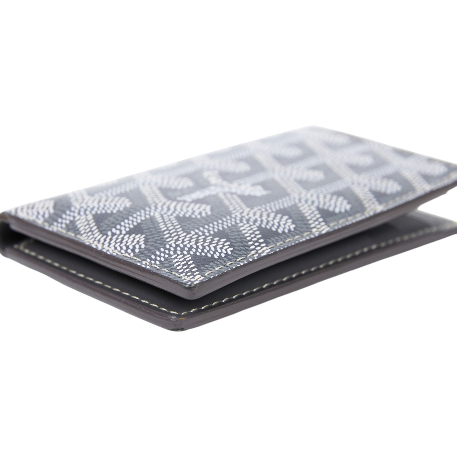 高雅德 GOYARD Saint-Pierre Card Wallet 卡夾 STPIE2PMLTY 灰PIERRE51 原廠盒子/購買證明