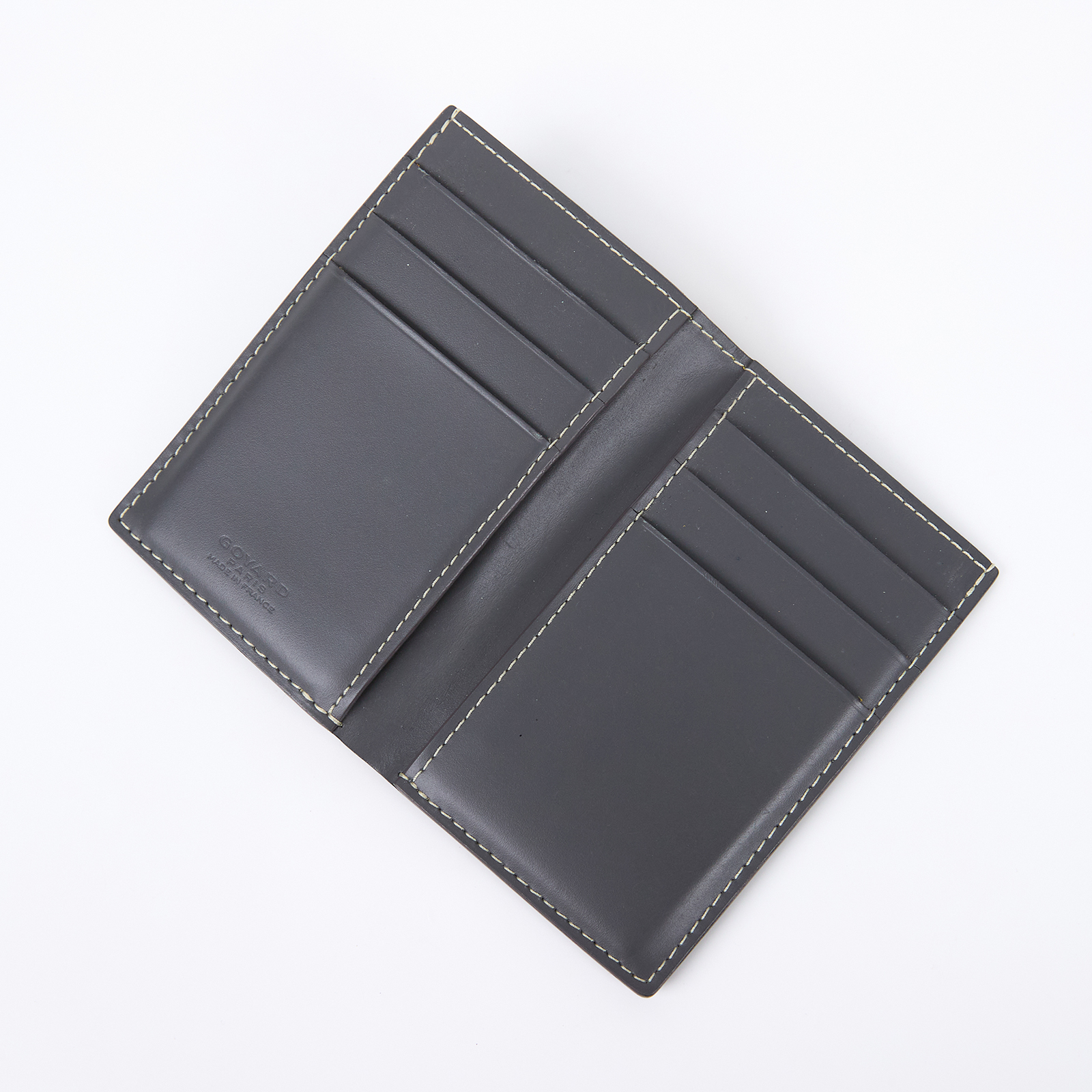高雅德 GOYARD Saint-Pierre Card Wallet 卡夾 STPIE2PMLTY 灰PIERRE51 原廠盒子/購買證明